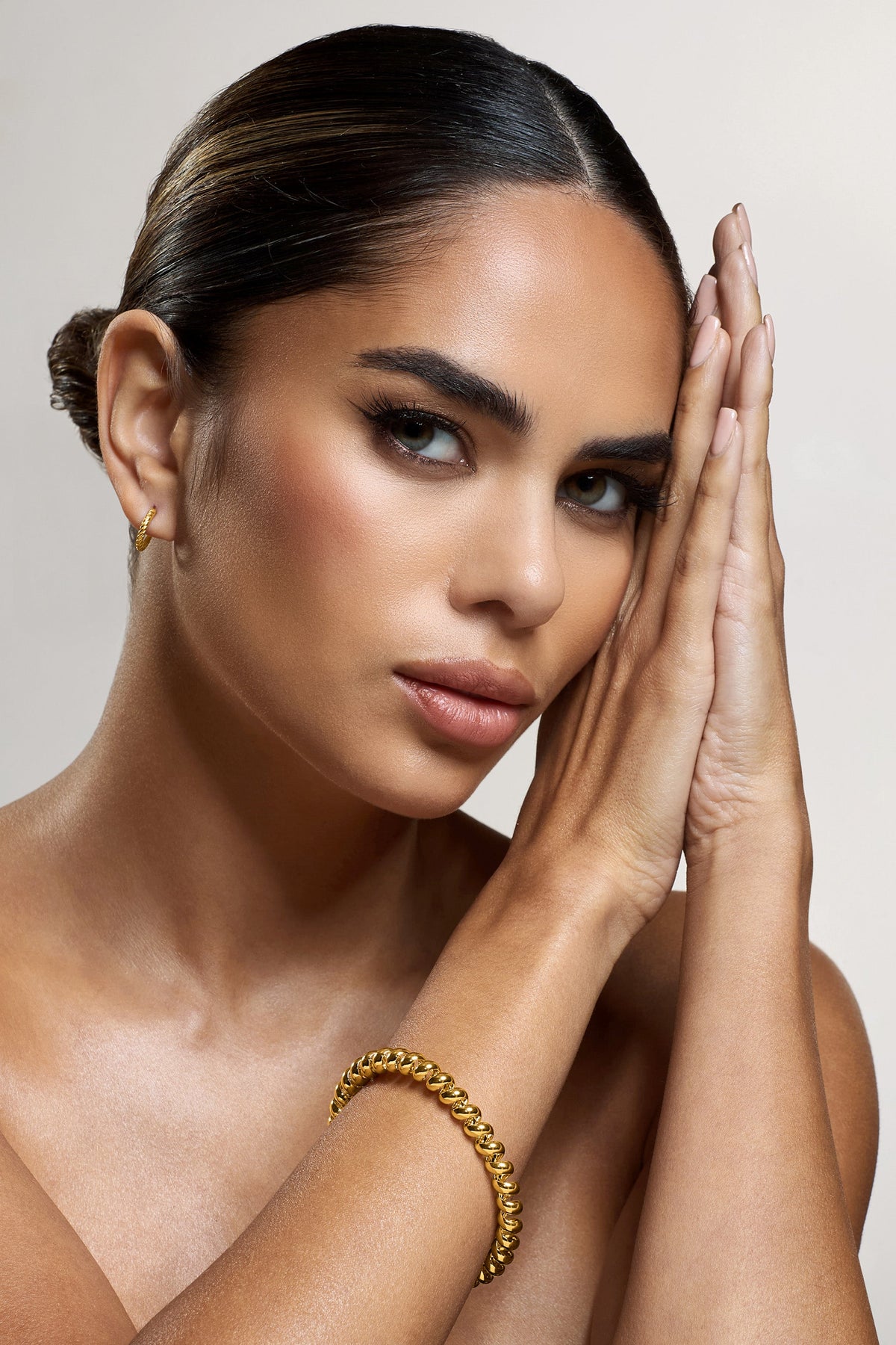 Garland | Pulsera dorada con detalle trenzado