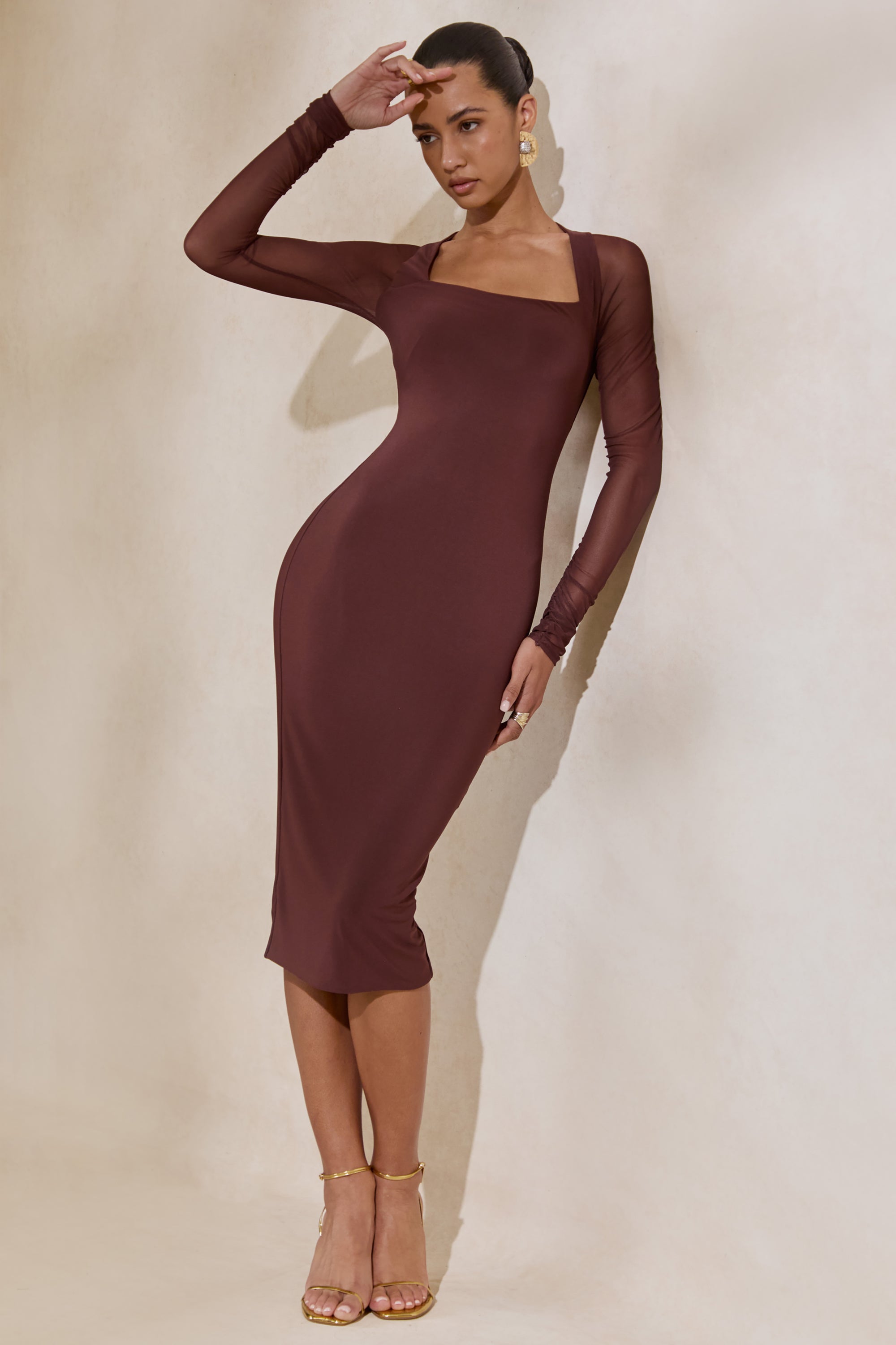 ECM_HR_CL13106202218461-OFF-TRACK-Brown-Bodycon-Midi-Dress-With-Sheer-Sleeves-4.jpg