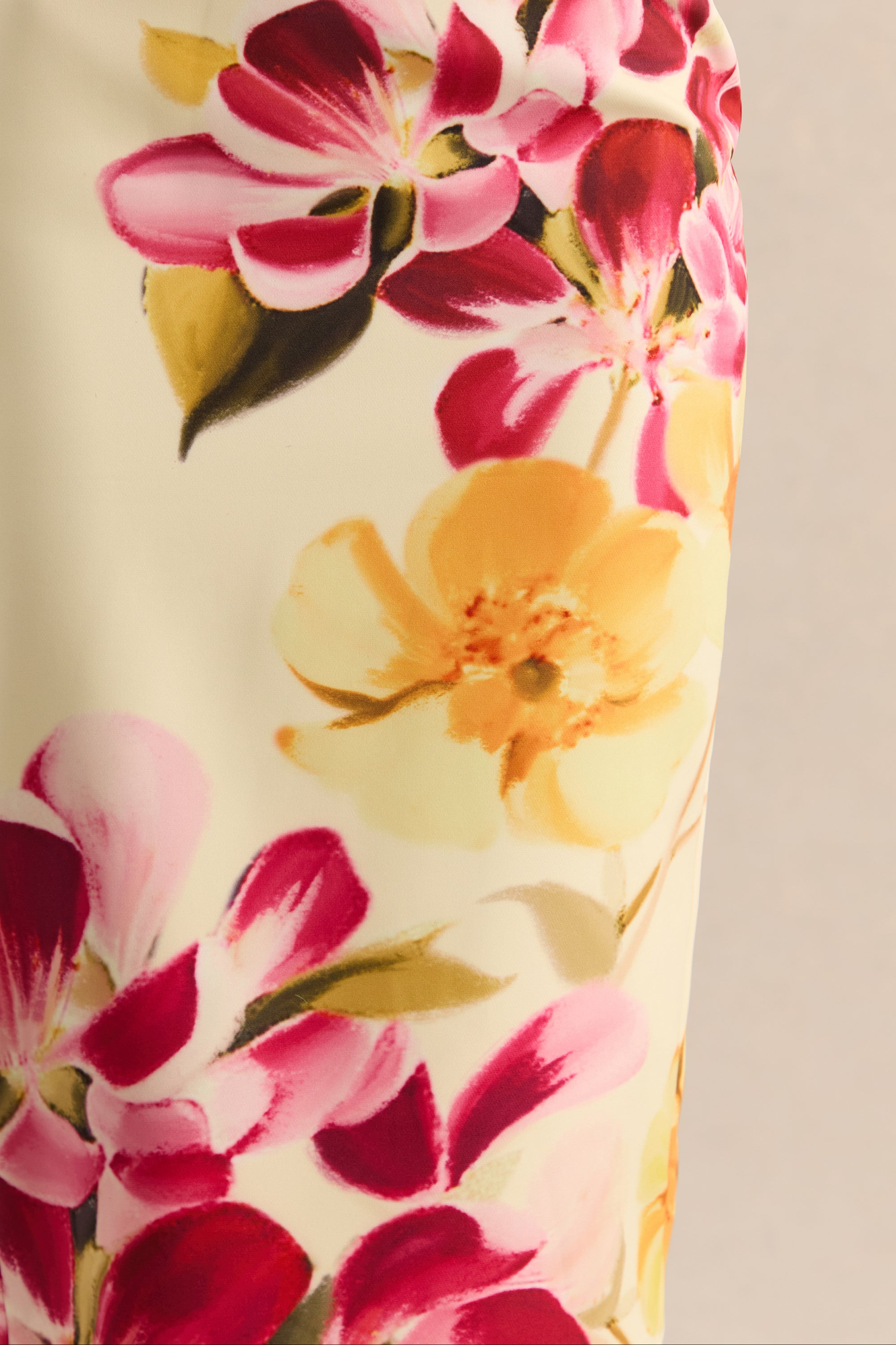 ECM-HR-CL134967283 - Adrina - Hot Pink & Lemon Floral Print Draped One Shoulder Midi Dress 06.jpg