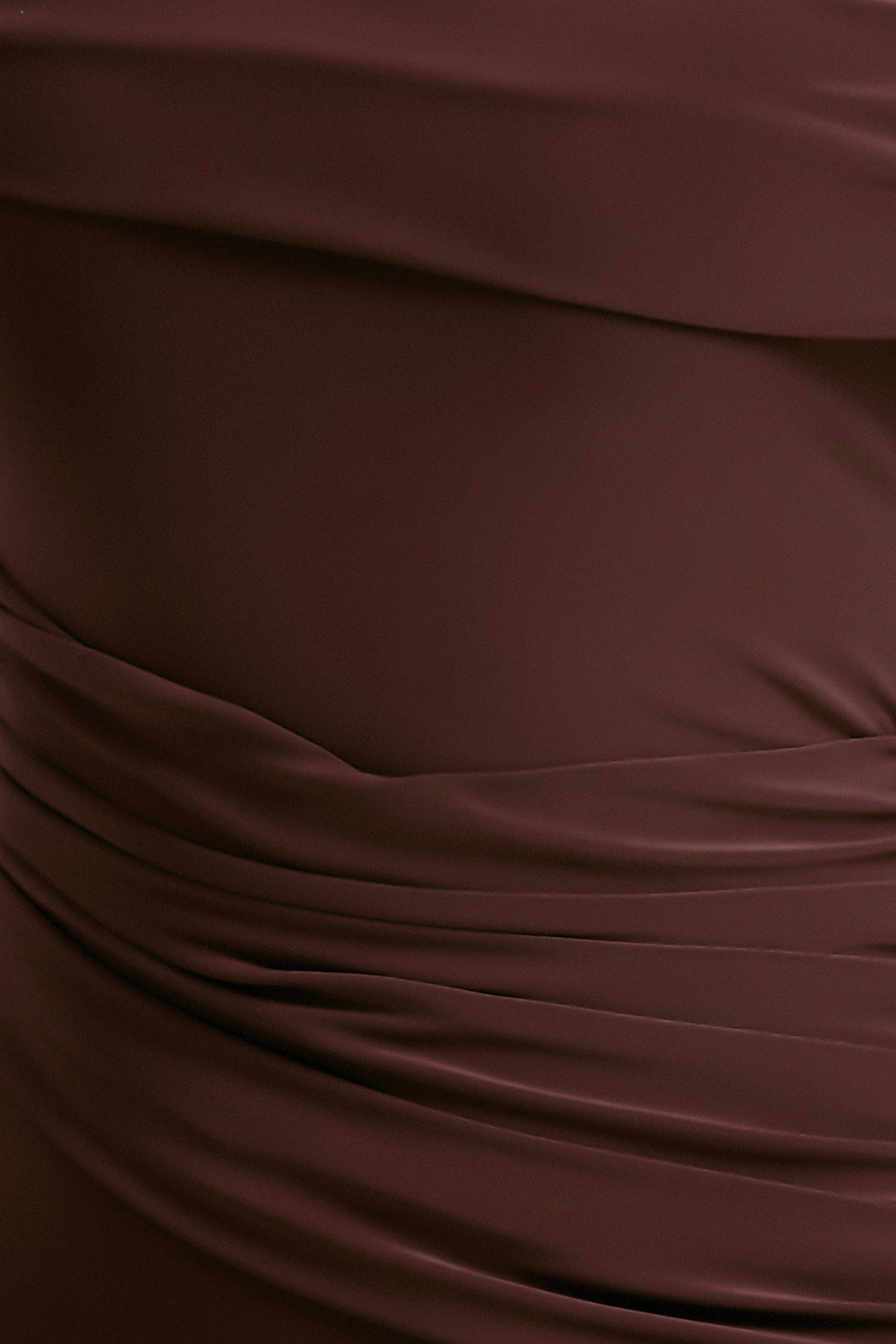 HR_CL135173022_Valina | Brown Ruched Asymmetric Maxi Dress With Drape_06.jpg