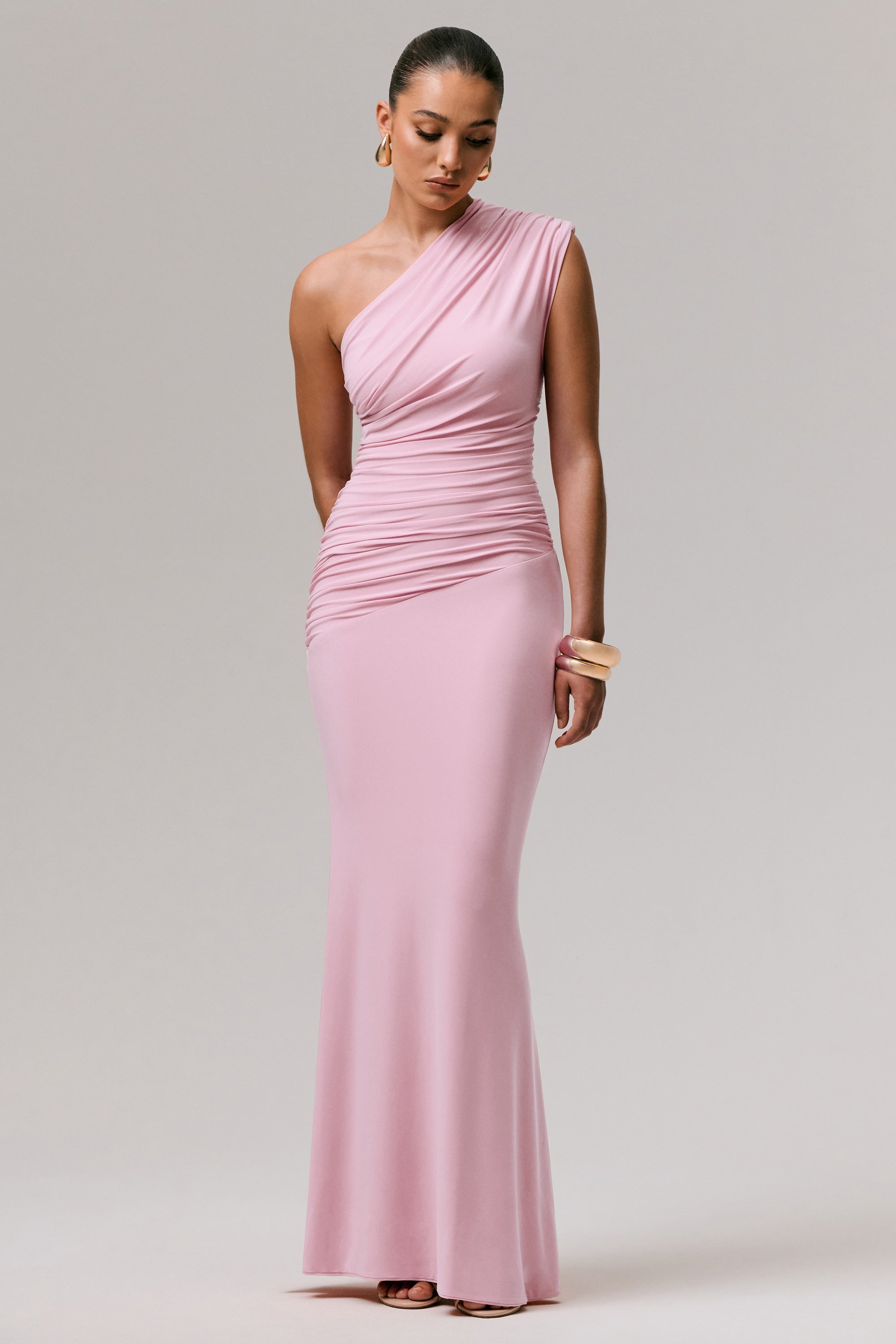 HR_CL136172084 - Mardi Pink symmetric Maxi Dress With Ruching 04.jpg