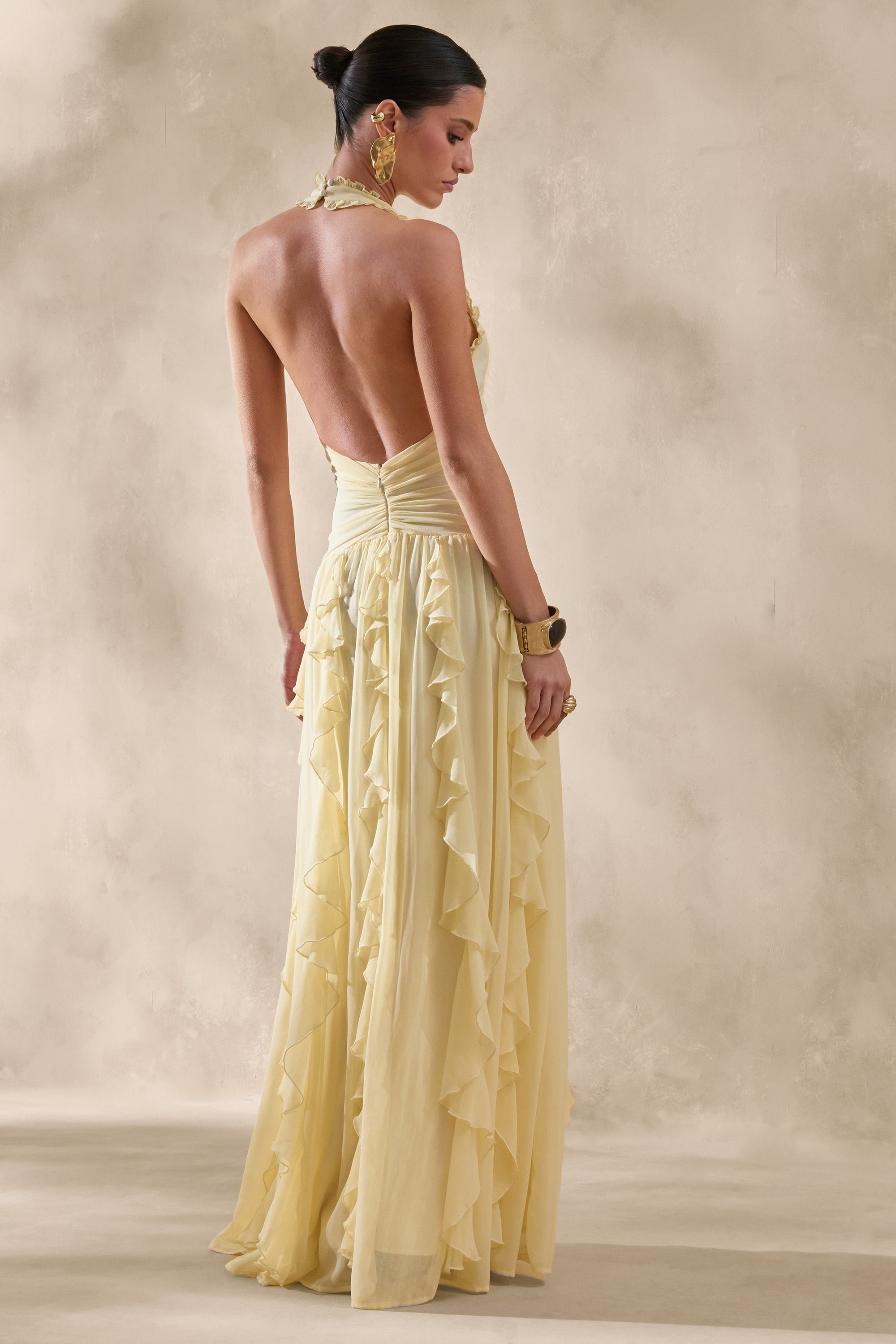 ECM_HR_CL136449121 - Bea _ Lemon Plunge-Neck Ruffled Maxi Dress 3.jpg