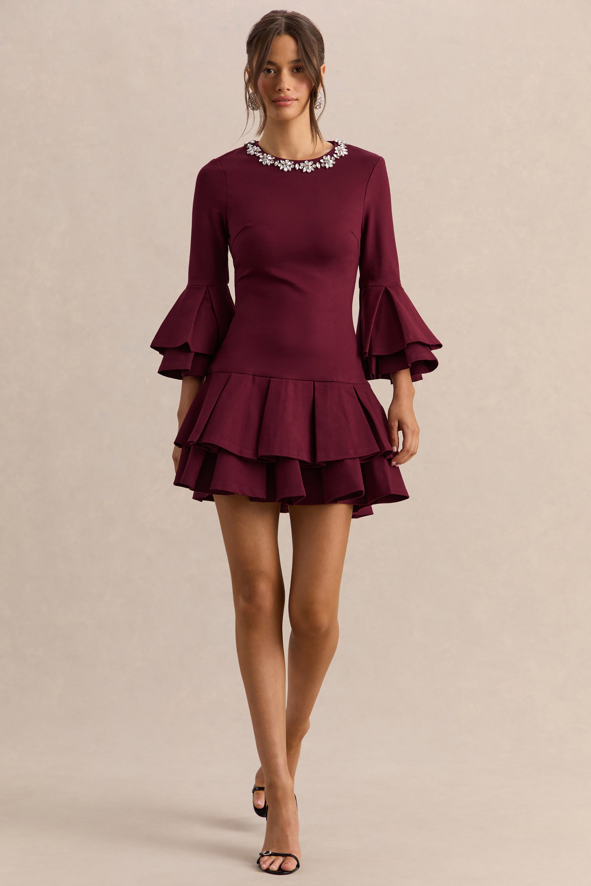 ECM_HR_CL136745069---Mirna-Burgundy-Crew-Neck-Mini-Dress-With-Bell-Sleeves-And-Ruffled-Detailing-0.jpg