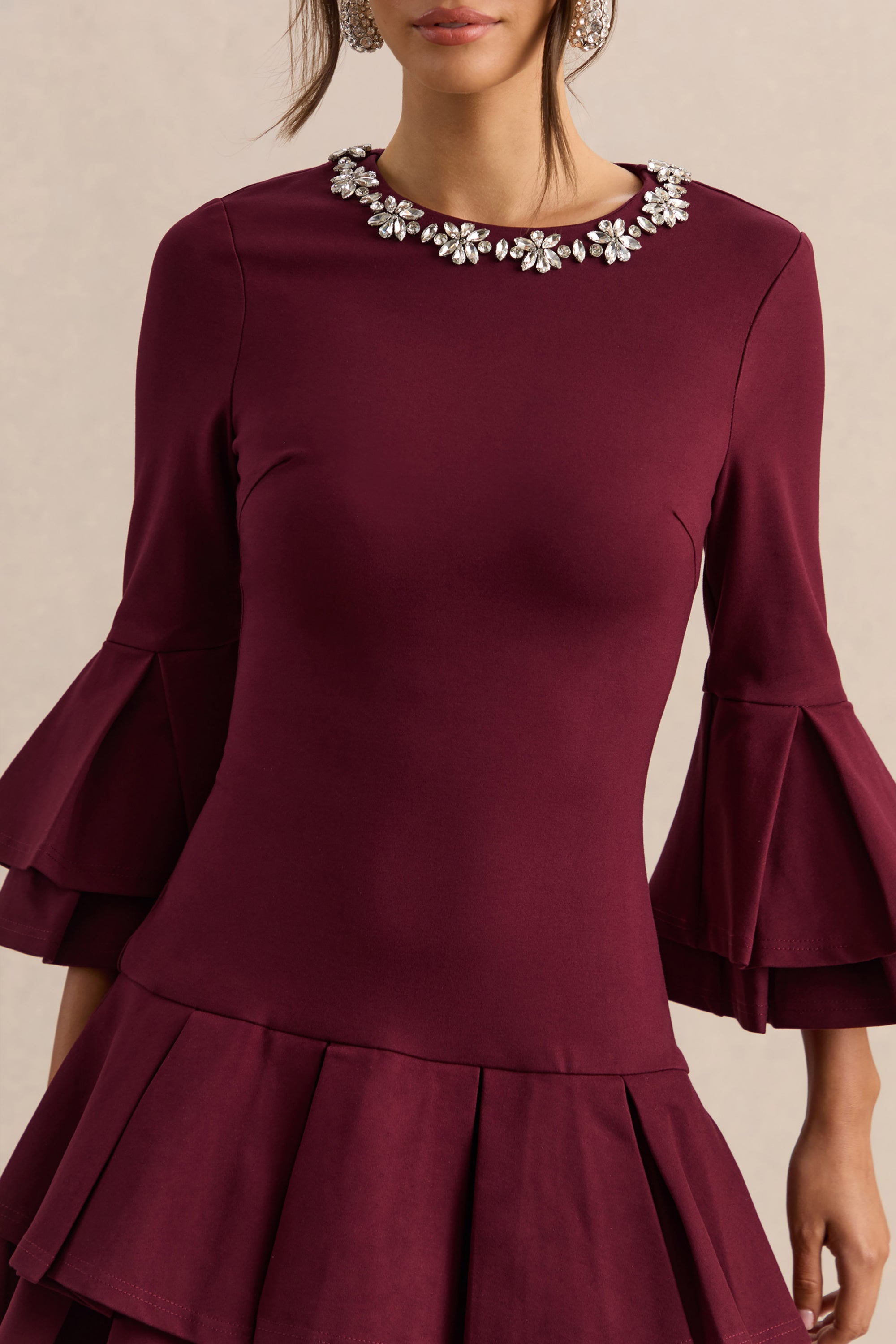 ECM_HR_CL136745069---Mirna-Burgundy-Crew-Neck-Mini-Dress-With-Bell-Sleeves-And-Ruffled-Detailing-4.jpg