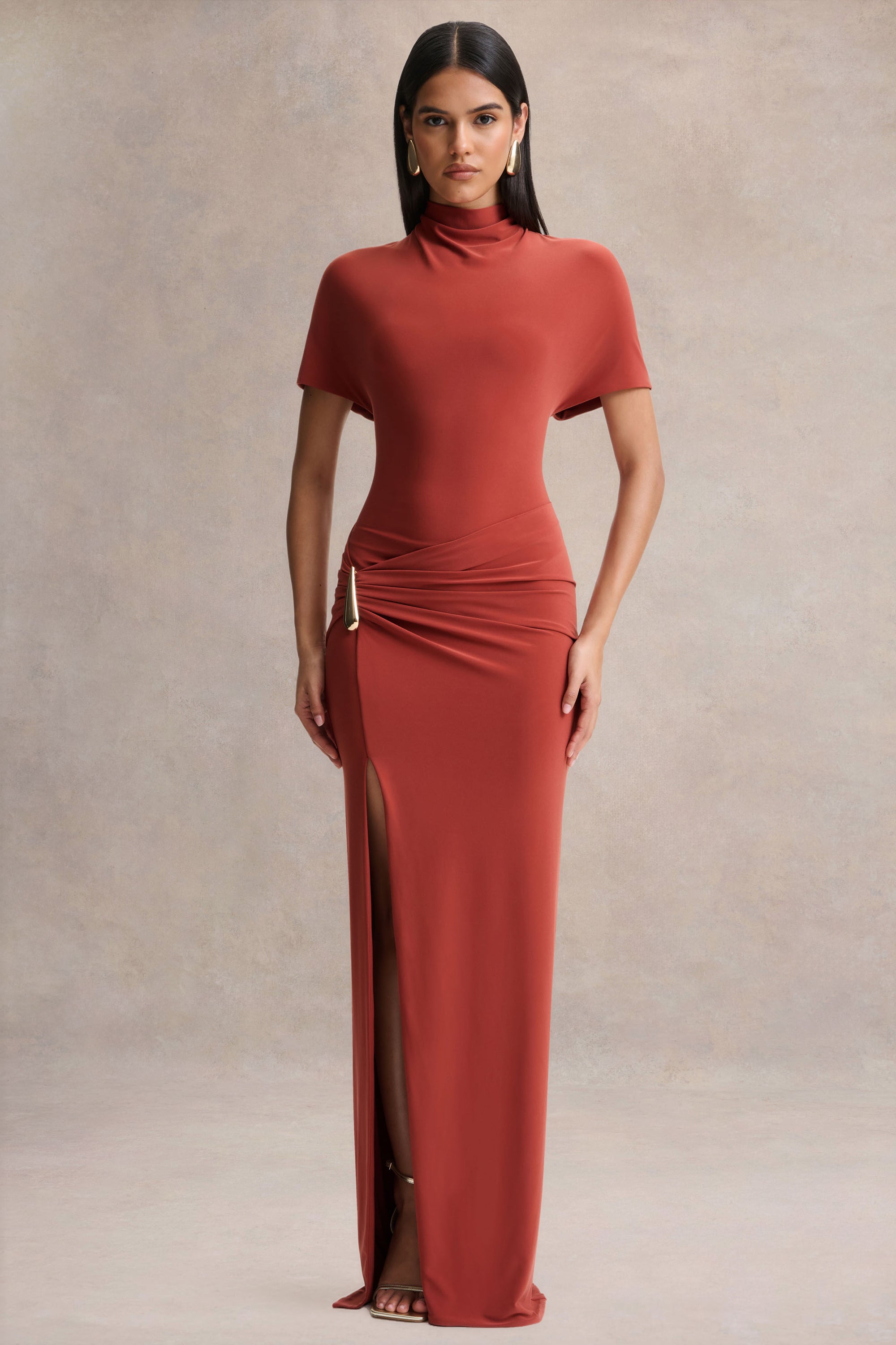 CL136917476_ARLENA RUST  High-Neck Wrapped Maxi Dress2.jpg
