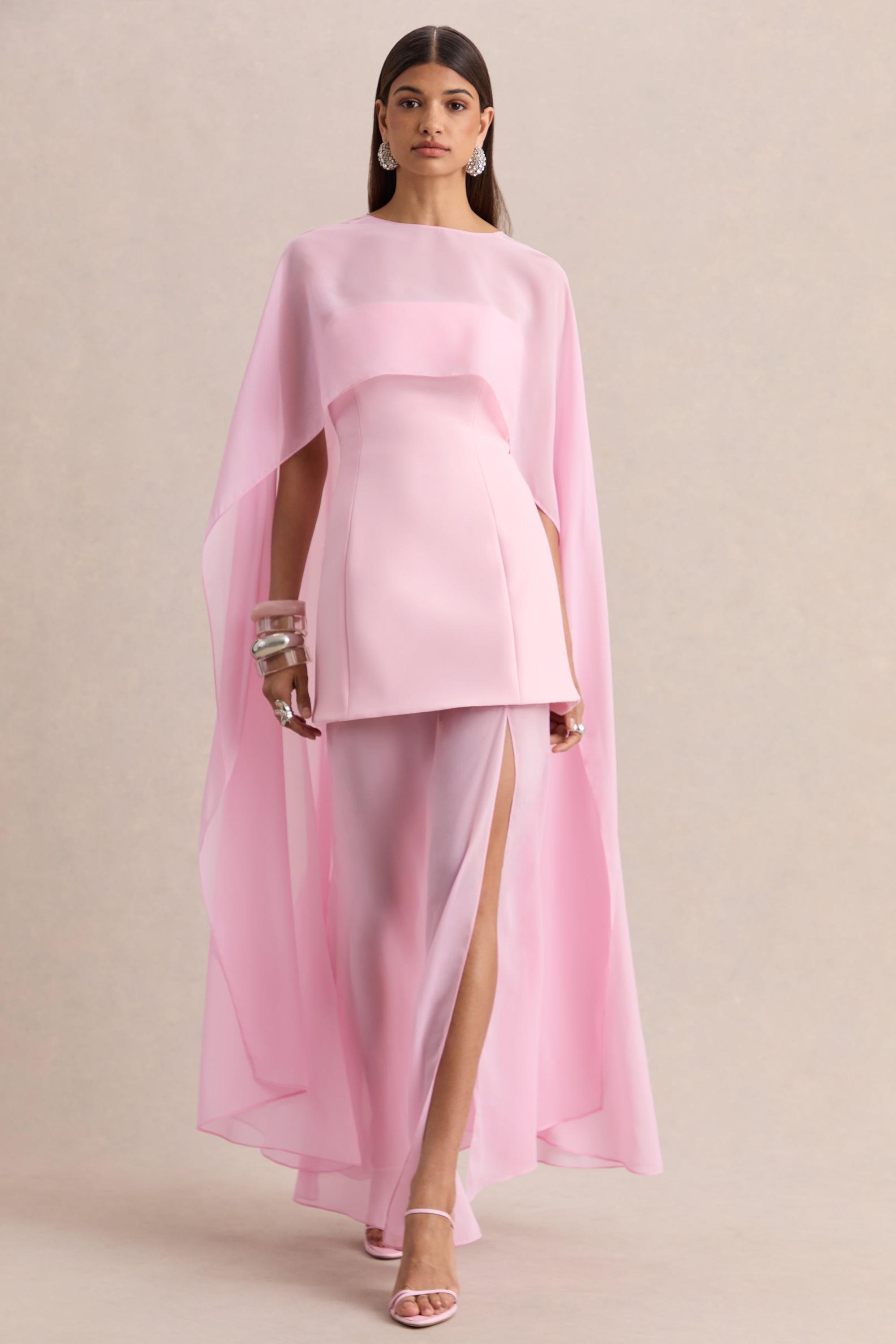 CL13695708106_ECM_HR_CL136957081---Chessa-_-Light-Pink-Boat-Neck-Maxi-Dress-With-Sheer-Cape-01