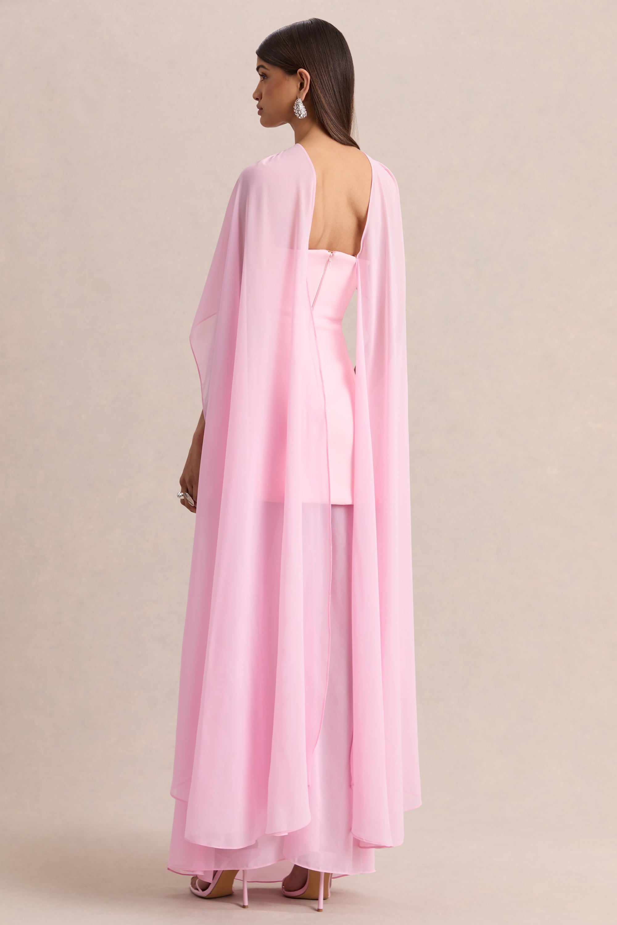 CL13695708106_ECM_HR_CL136957081---Chessa-_-Light-Pink-Boat-Neck-Maxi-Dress-With-Sheer-Cape-08