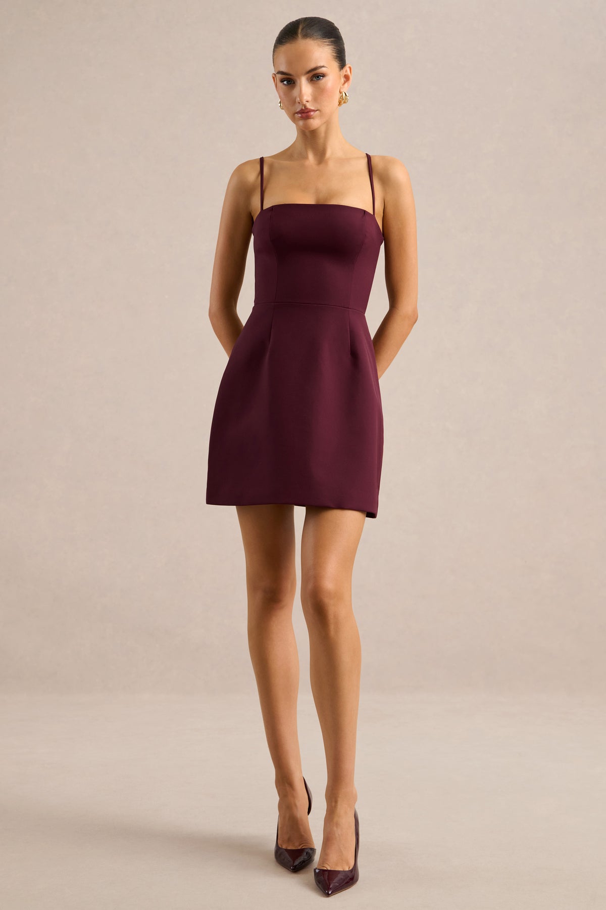 ECM_HR_CL137028454 - Veda _ Burgundy Square-Neck Mini Dress4.jpg