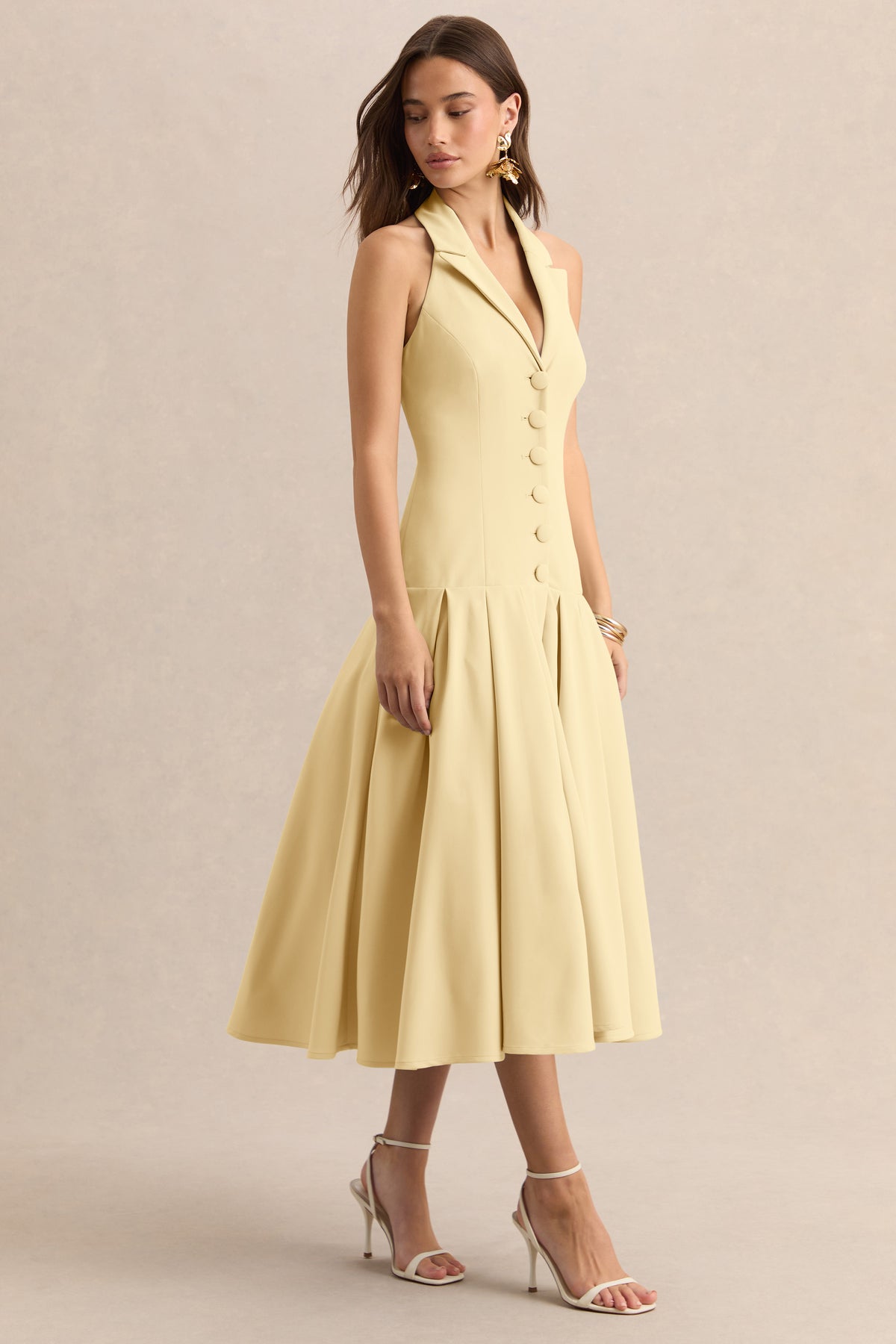 CL137121121 - Elise _ Lemon Plunge-Neck Midi Dress With Drop-Waist 2.jpg