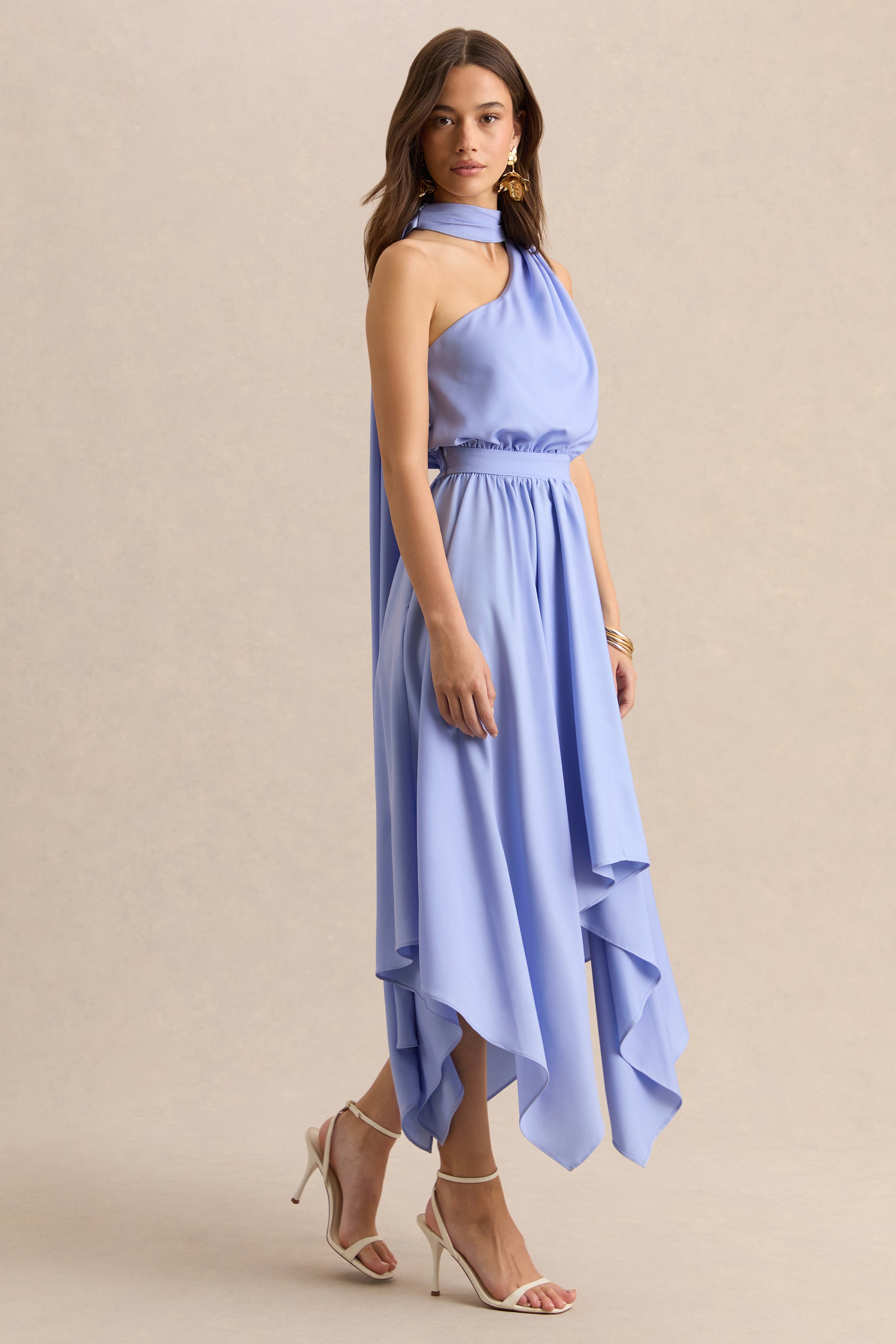 ECM_HR_CL137146013 - Caluna - Powder Blue Satin Asymmetric-Neck Midi Dress With Scarf-Detail 03.jpg