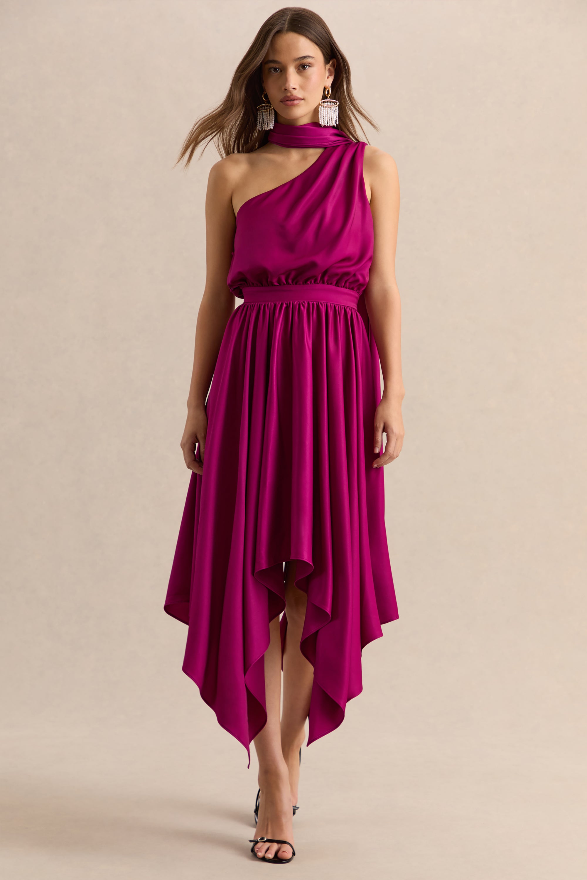 ECM_HR_CL137146080---Caluna---Hot-Pink-Satin-Asymmetric-Neck-Midi-Dress-With-Scarf-Detail-02.jpg