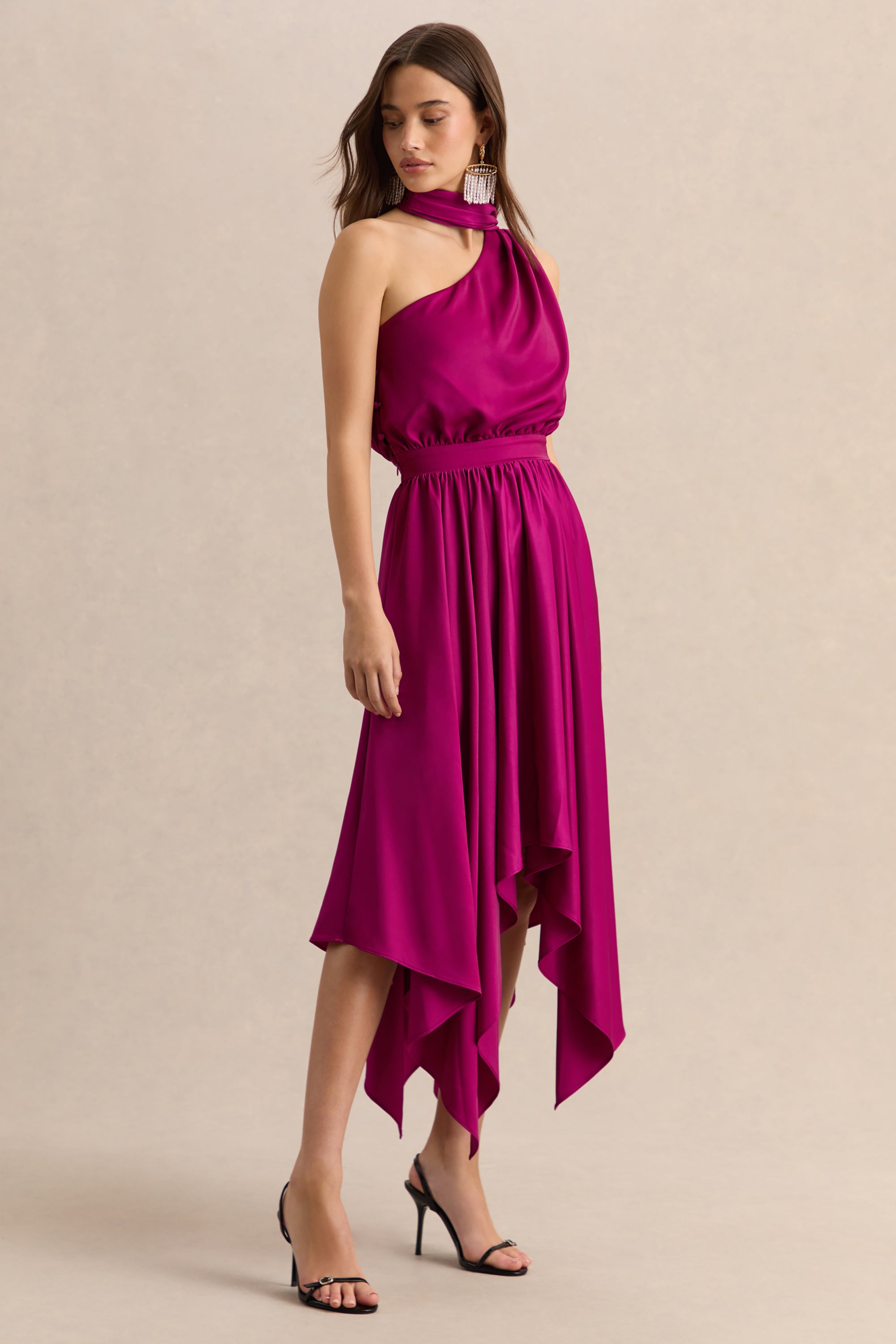 ECM_HR_CL137146080---Caluna---Hot-Pink-Satin-Asymmetric-Neck-Midi-Dress-With-Scarf-Detail-04.jpg