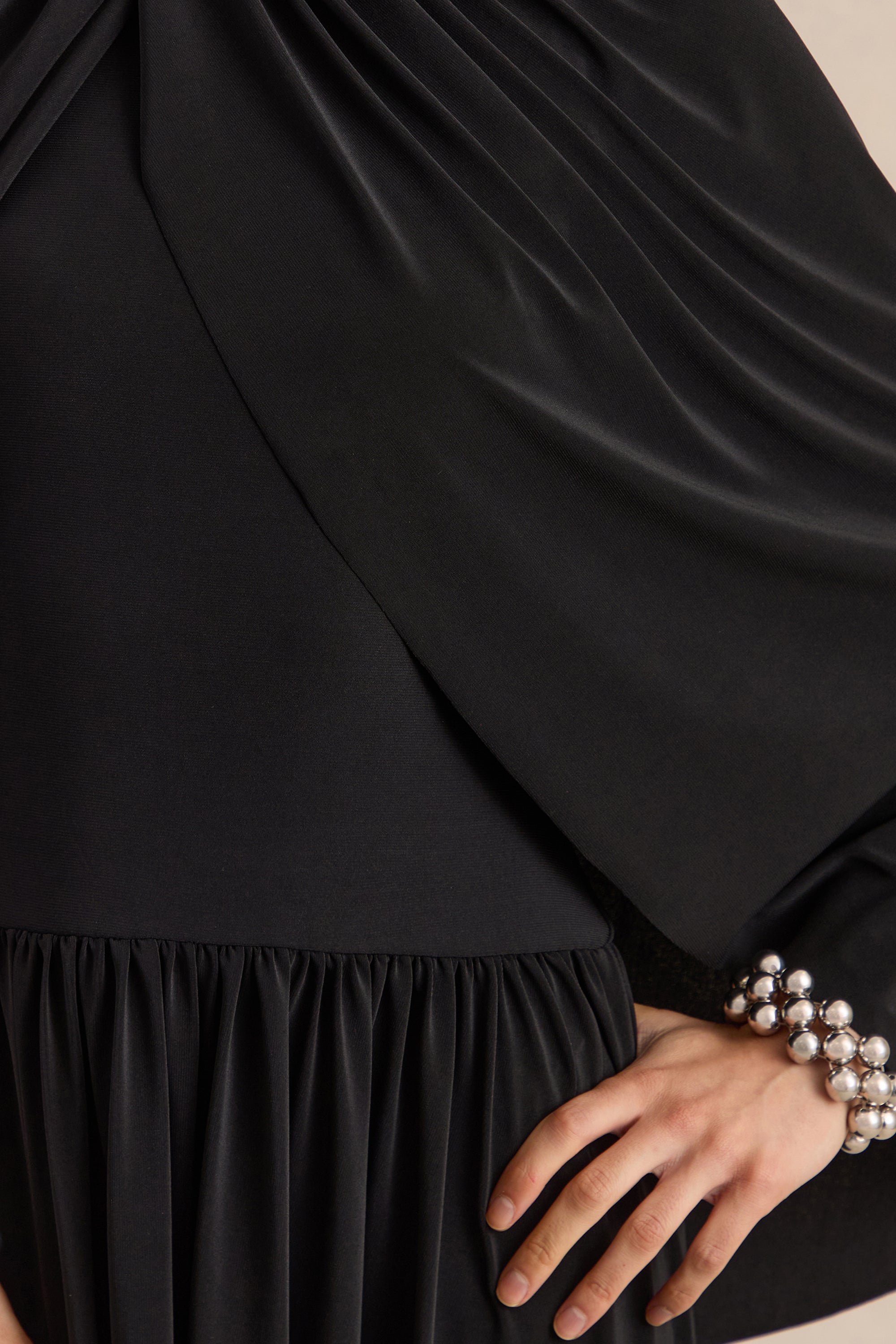 HR_CL137203001 - Honora _ Black High-Neck Maxi Dress With Cape-Sleeves_07.jpg