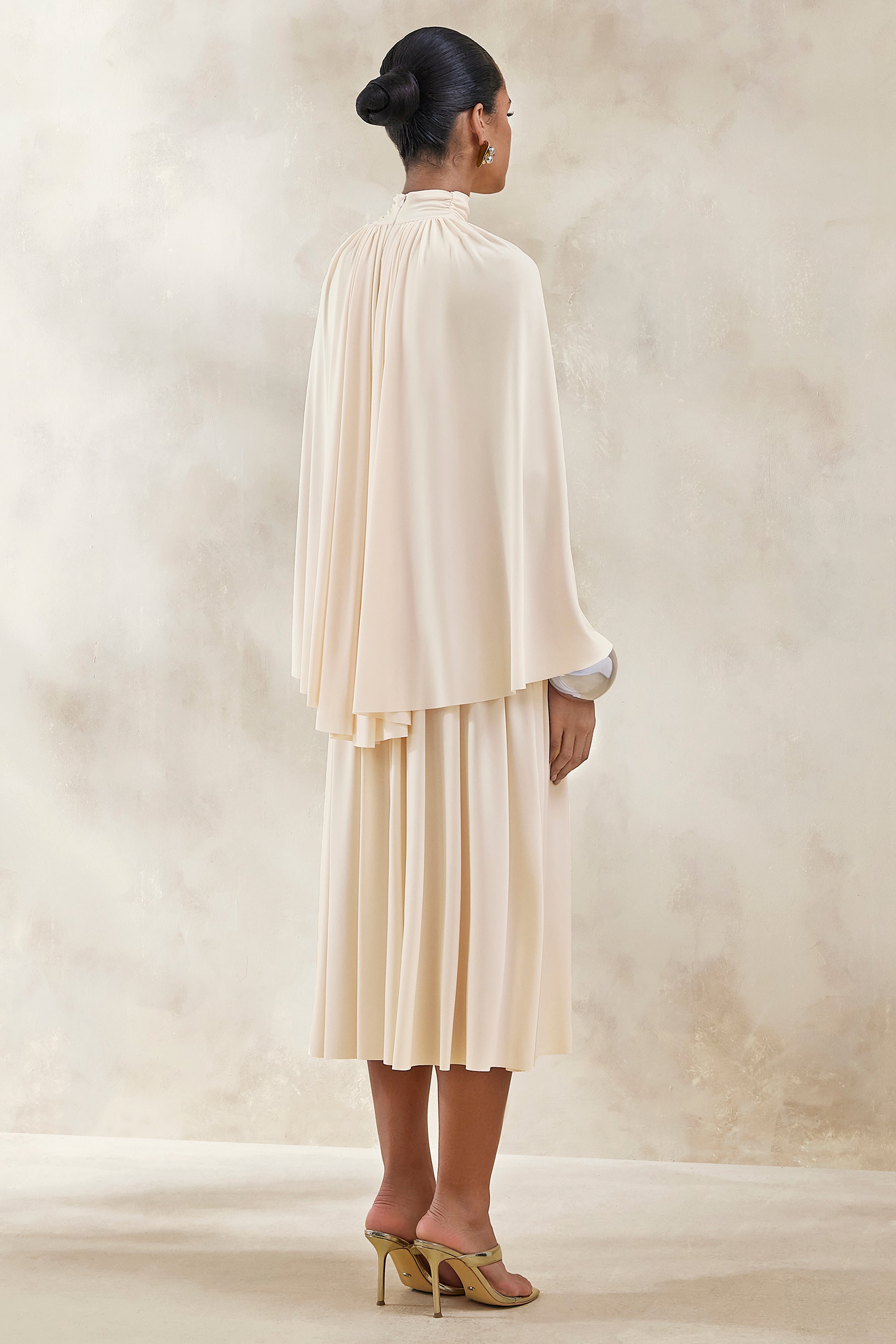 ECM_HR_CL137203111 - Honora _ Cream High-Neck Maxi Dress With Cape-Sleeves 3.jpg