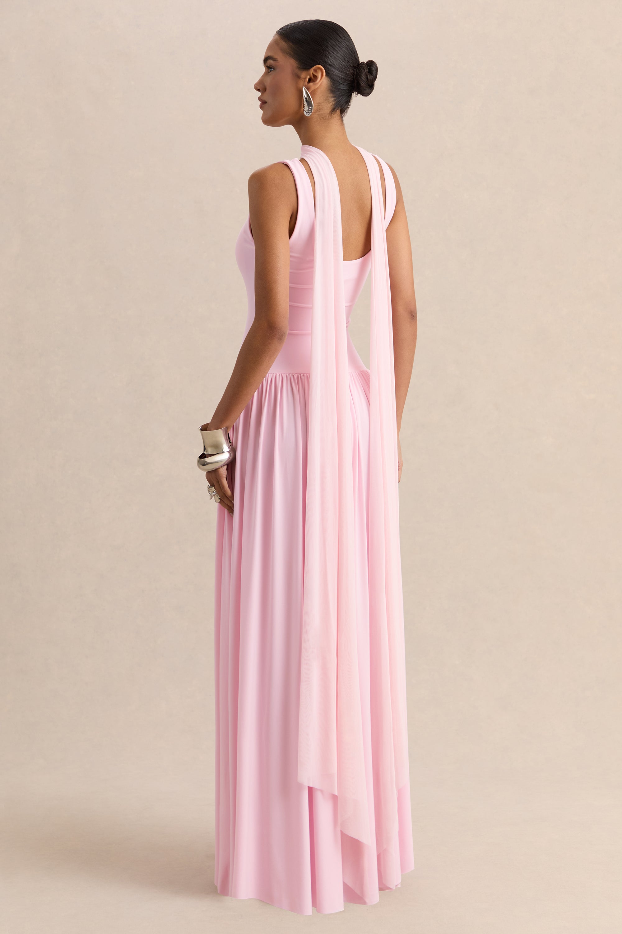 ECM-HR-CL137204084 - Aurina - Pink Square-Neck Maxi Dress With Scarf-Detail 06.jpg