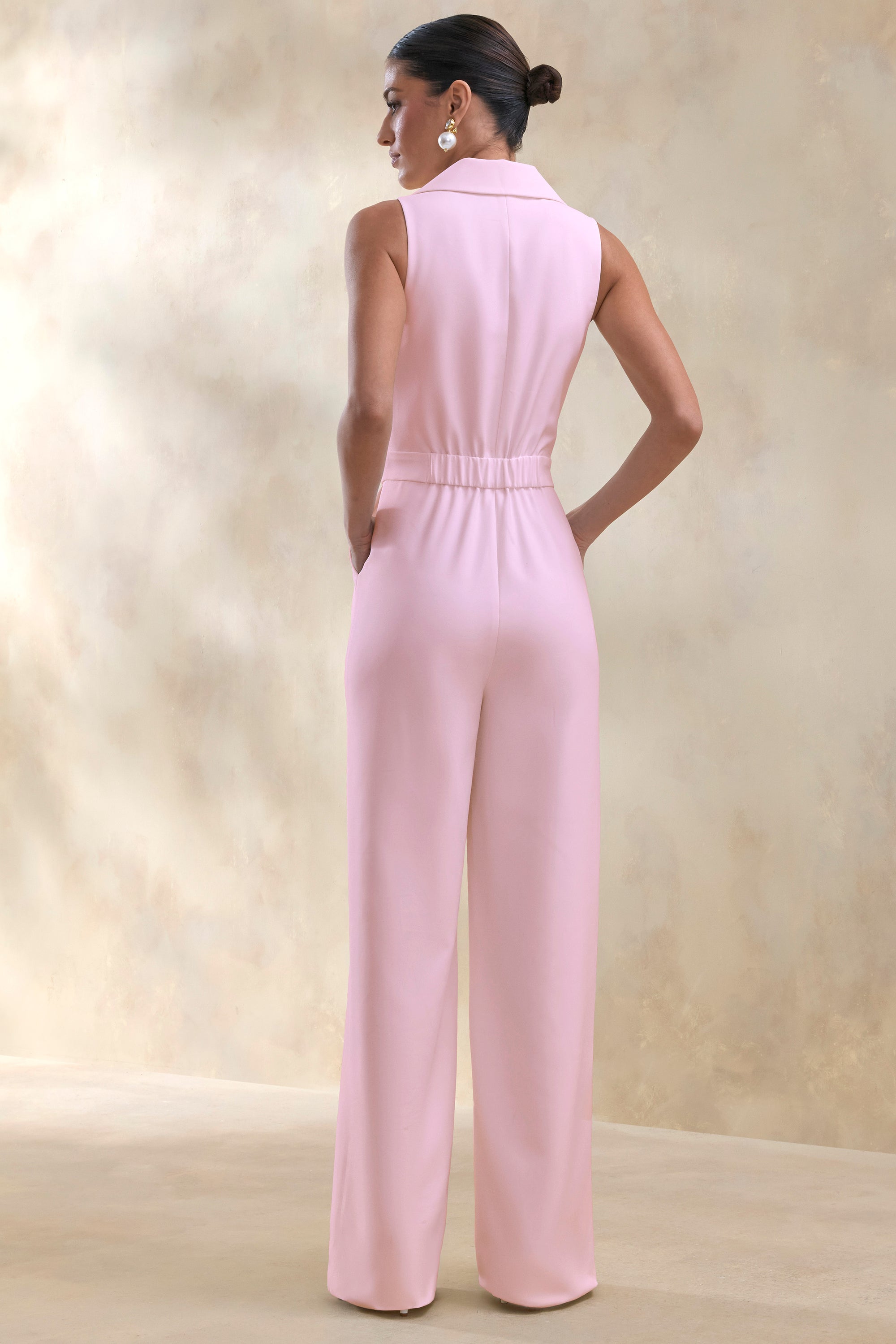 ECM_HR_CCL137207081 - Brillora Light Pink Plunge-Neck Tailored Jumpsuit 3.jpg