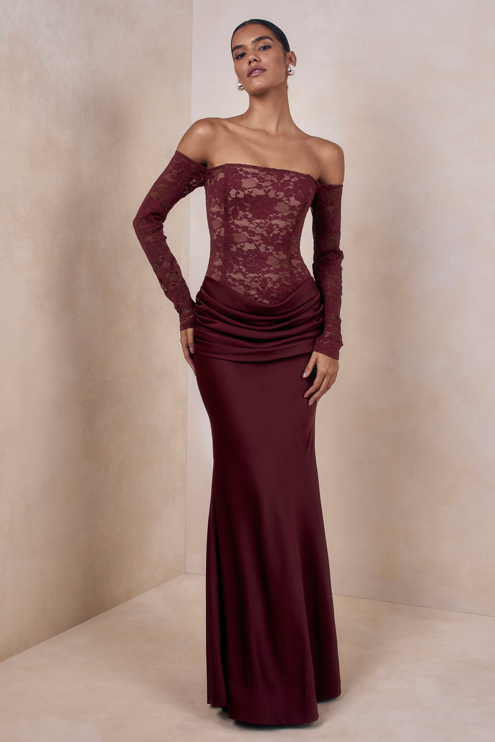 ECM_HR_CL137217102 - Rinna _ Burgundy Lace Bardot-Neck Maxi Dress 1.jpg