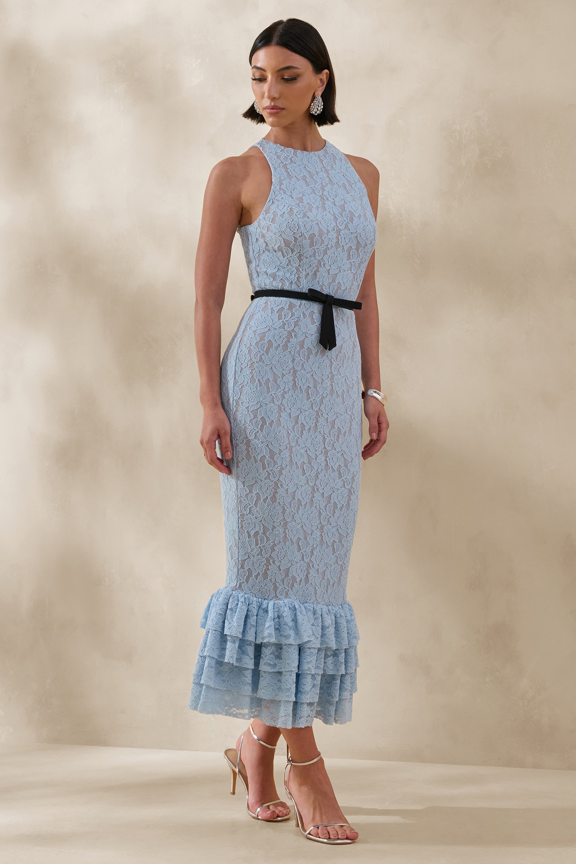 ECM_HR_CL137244143 - Vionna _ Blue Lace High-Neck Midi Dress With Bow-Belt Detail 1.jpg