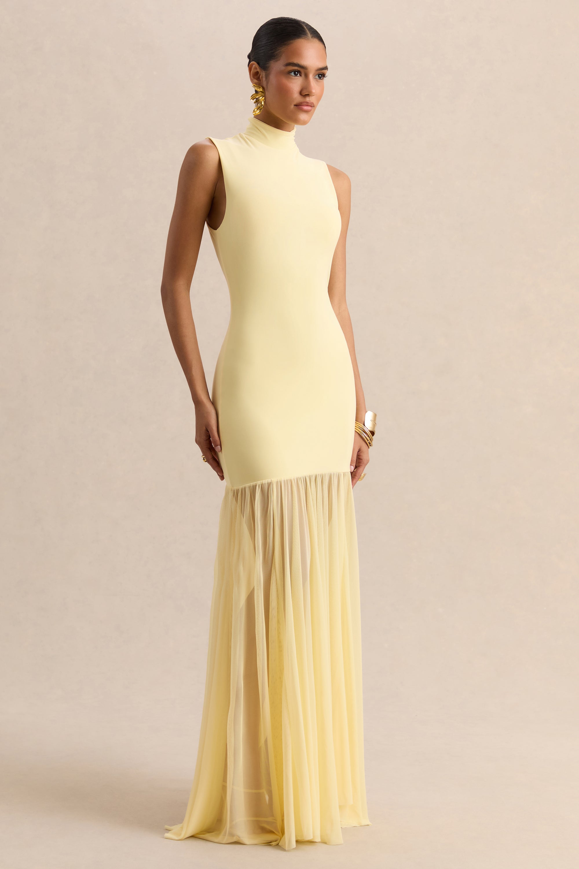 ECM_HR_CL137295121 - Felina - Lemon High-Neck Maxi Dress With Sheer-Skirt 02.jpg