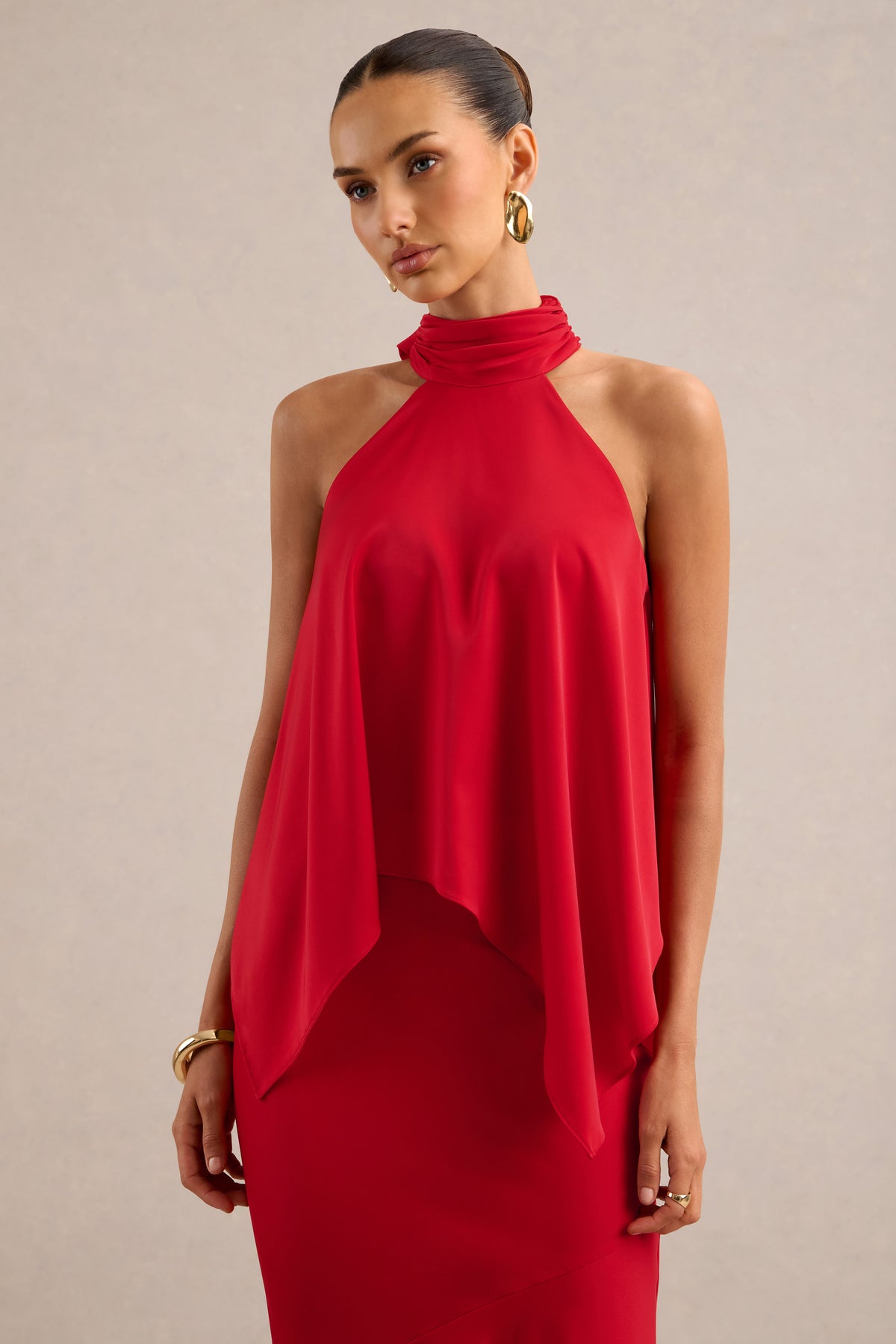 CL137321100 - Sancelle _ Red Matte Satin Halter-Neck Top5.jpg