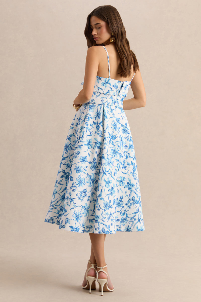 ECM_HR_CL137336153 - Devina - Blue Porcelain Print Square-Neck Belted Midi-Dress 04.jpg