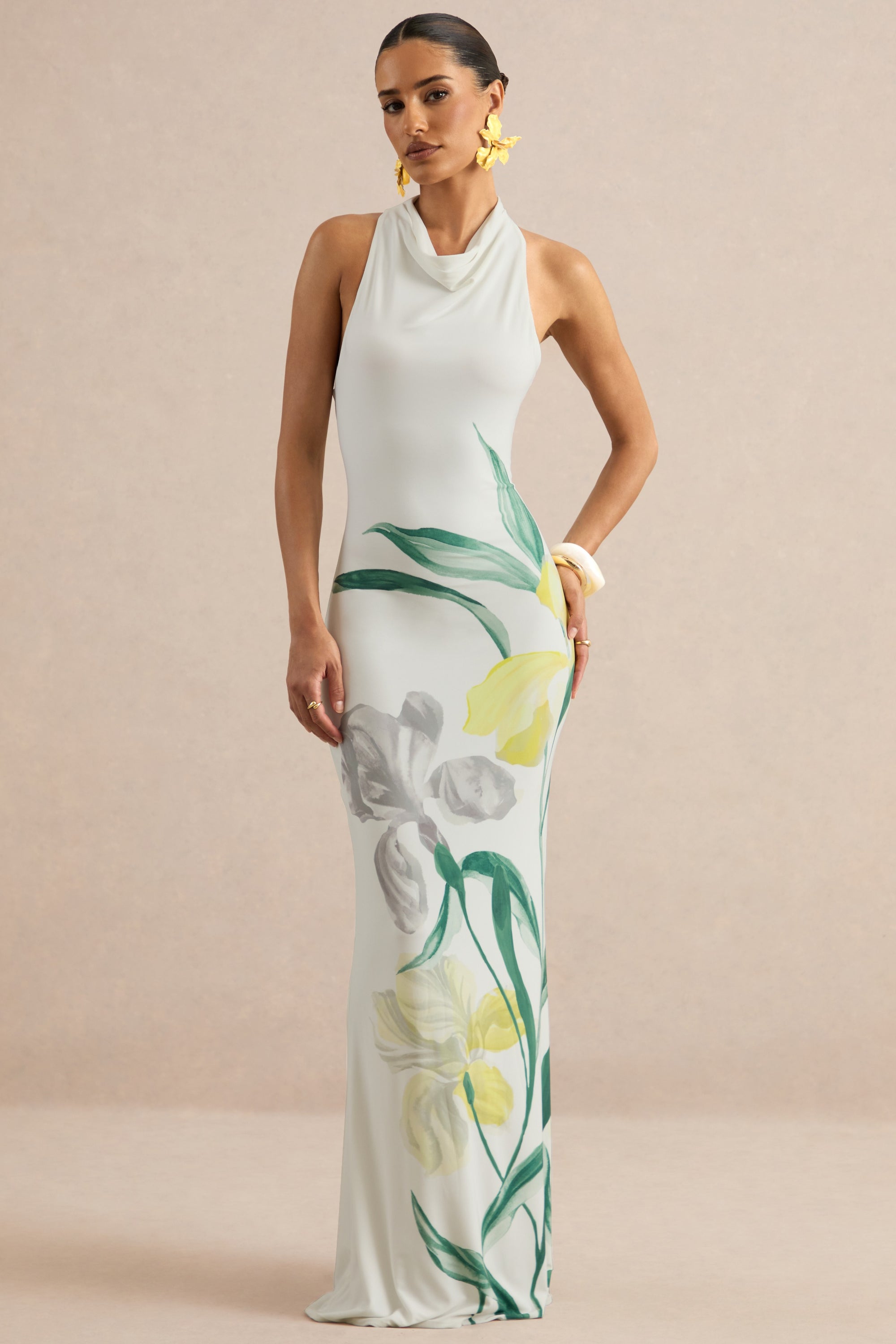 ECM_HR_CL137341110 - Wilber | Lemon Floral Print High-Neck Maxi Dress 4.jpg