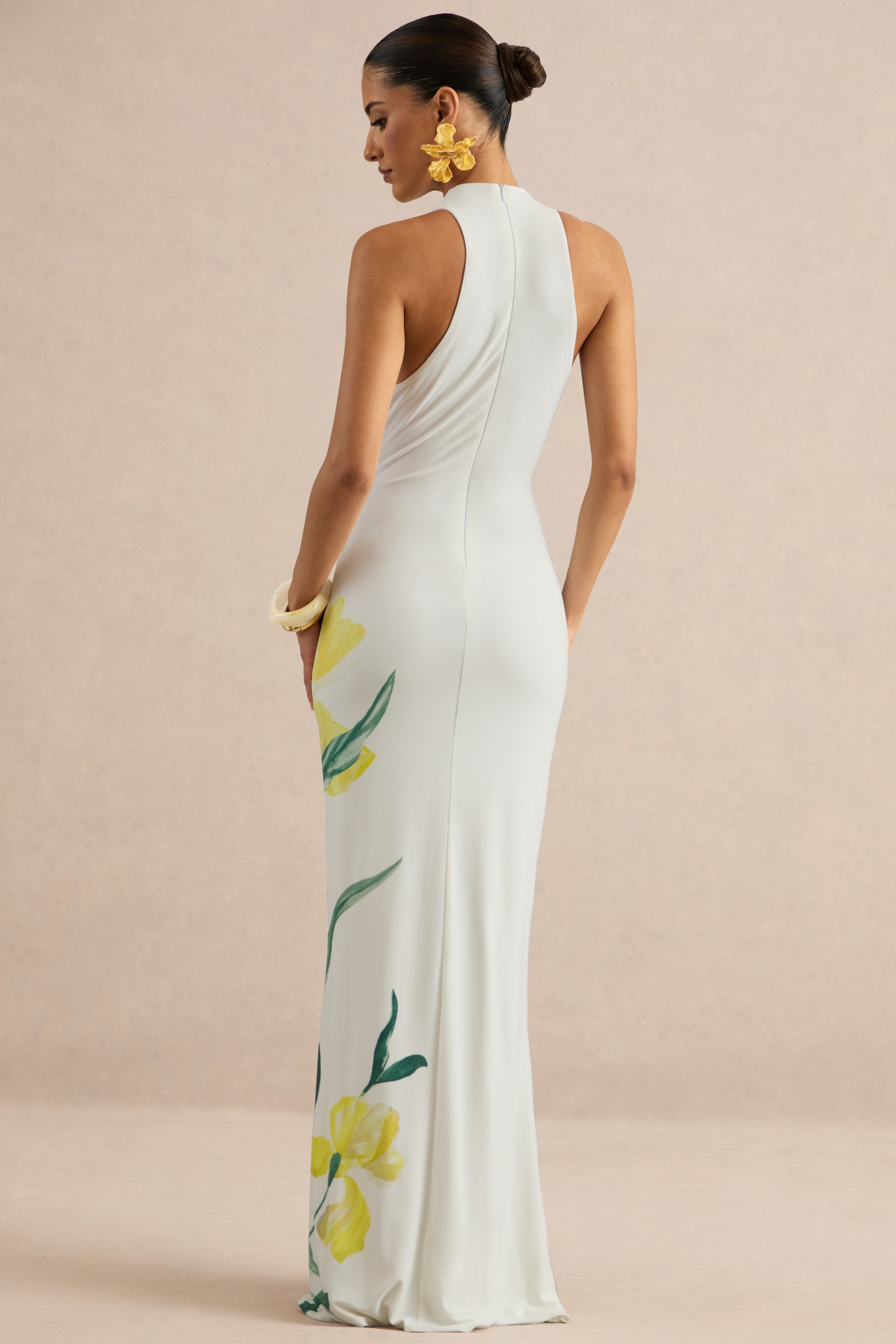 ECM_HR_CL137341110 - Wilber | Lemon Floral Print High-Neck Maxi Dress 7.jpg