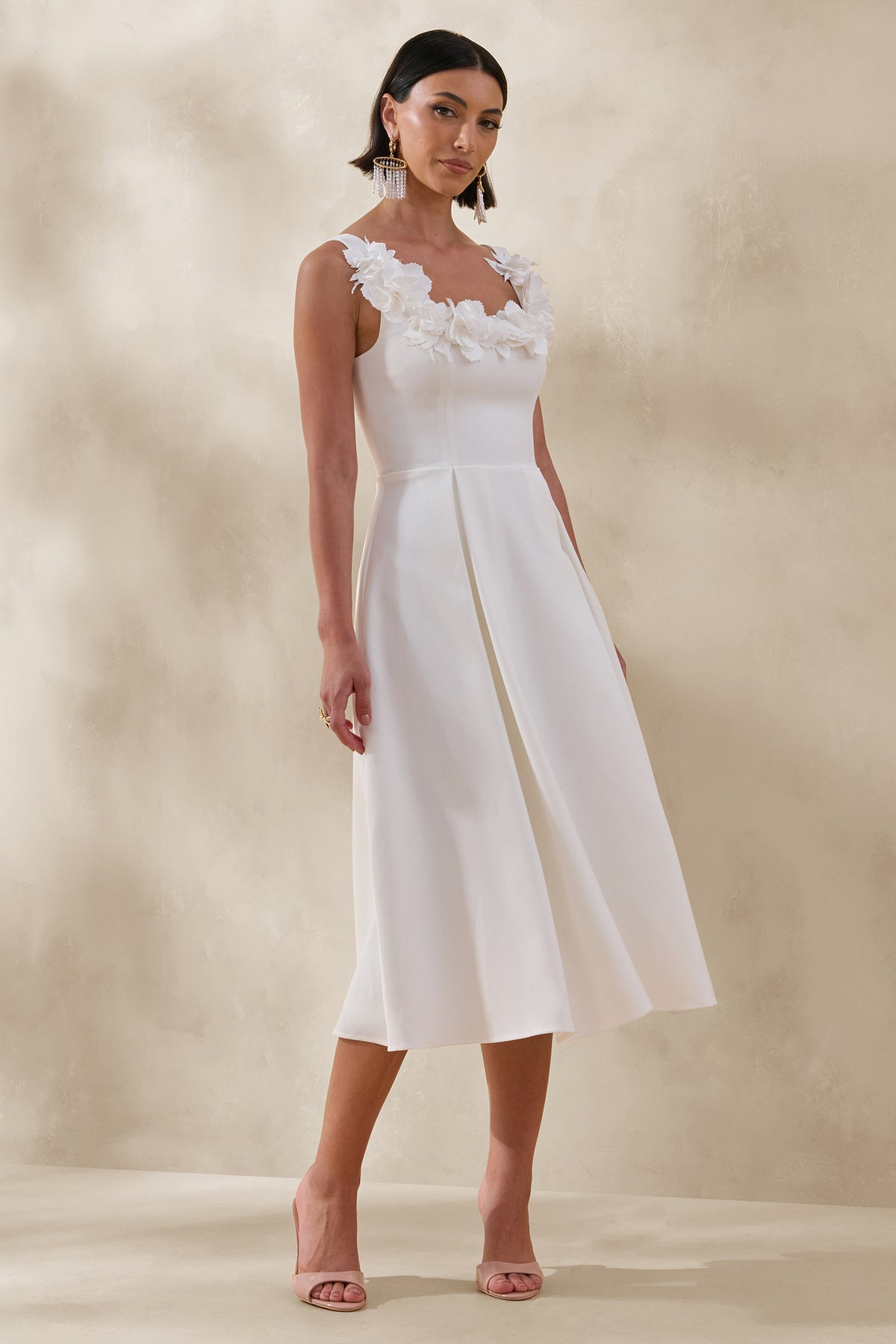 ECM_HR_CL137439112 - Maelle _ Cream Scoop-Neck Midi Dress With Corsage Detailing 0.jpg
