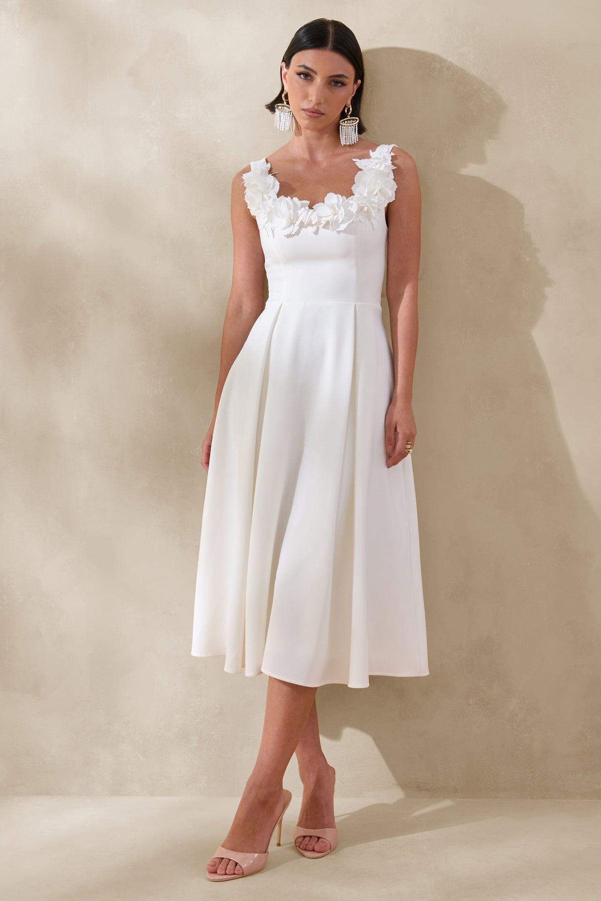 ECM_HR_CL137439112 - Maelle _ Cream Scoop-Neck Midi Dress With Corsage Detailing 2.jpg