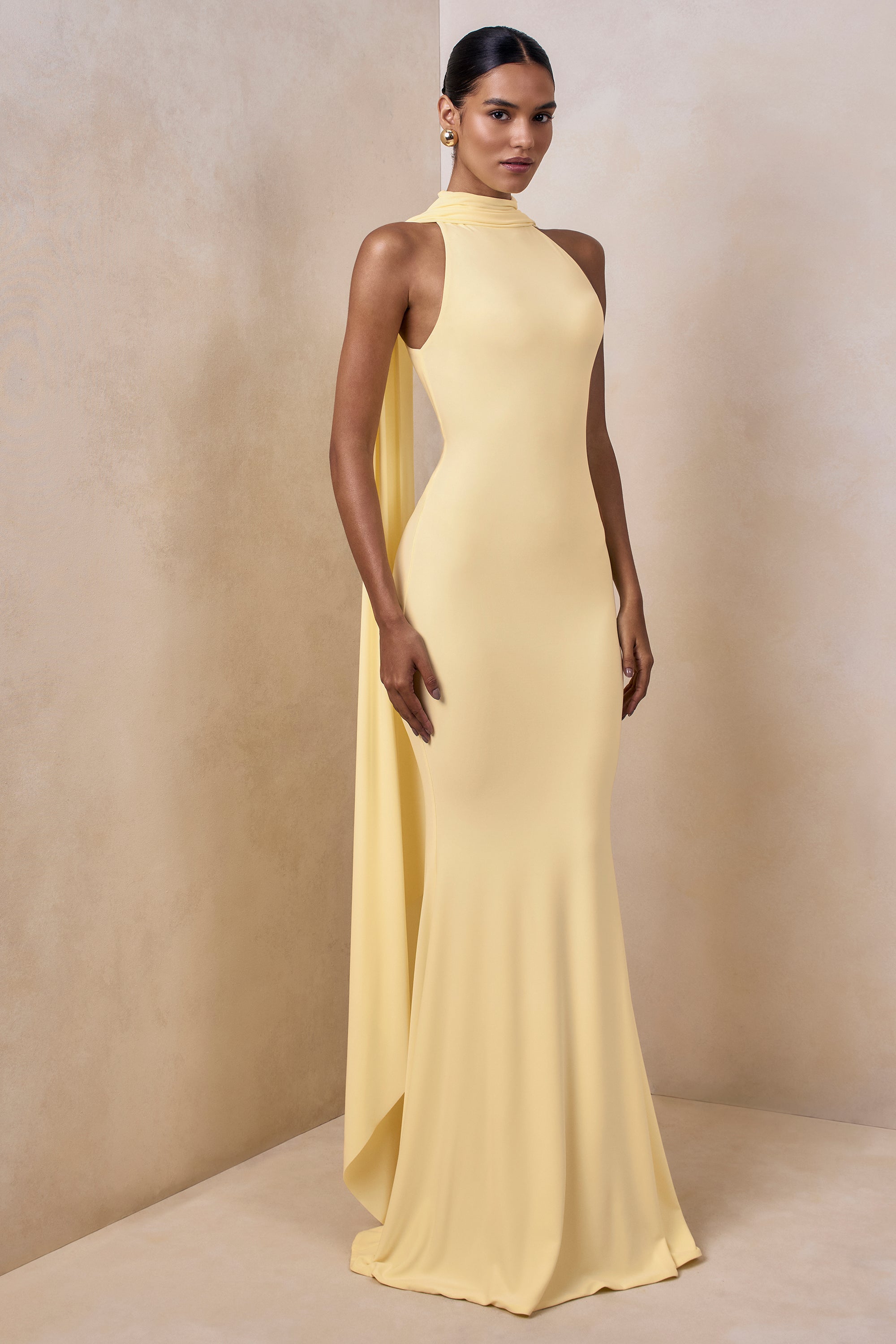 ECM_HR_CL137448121 - Cordy | Lemon High-Neck Maxi Dress With Cape 03.jpg
