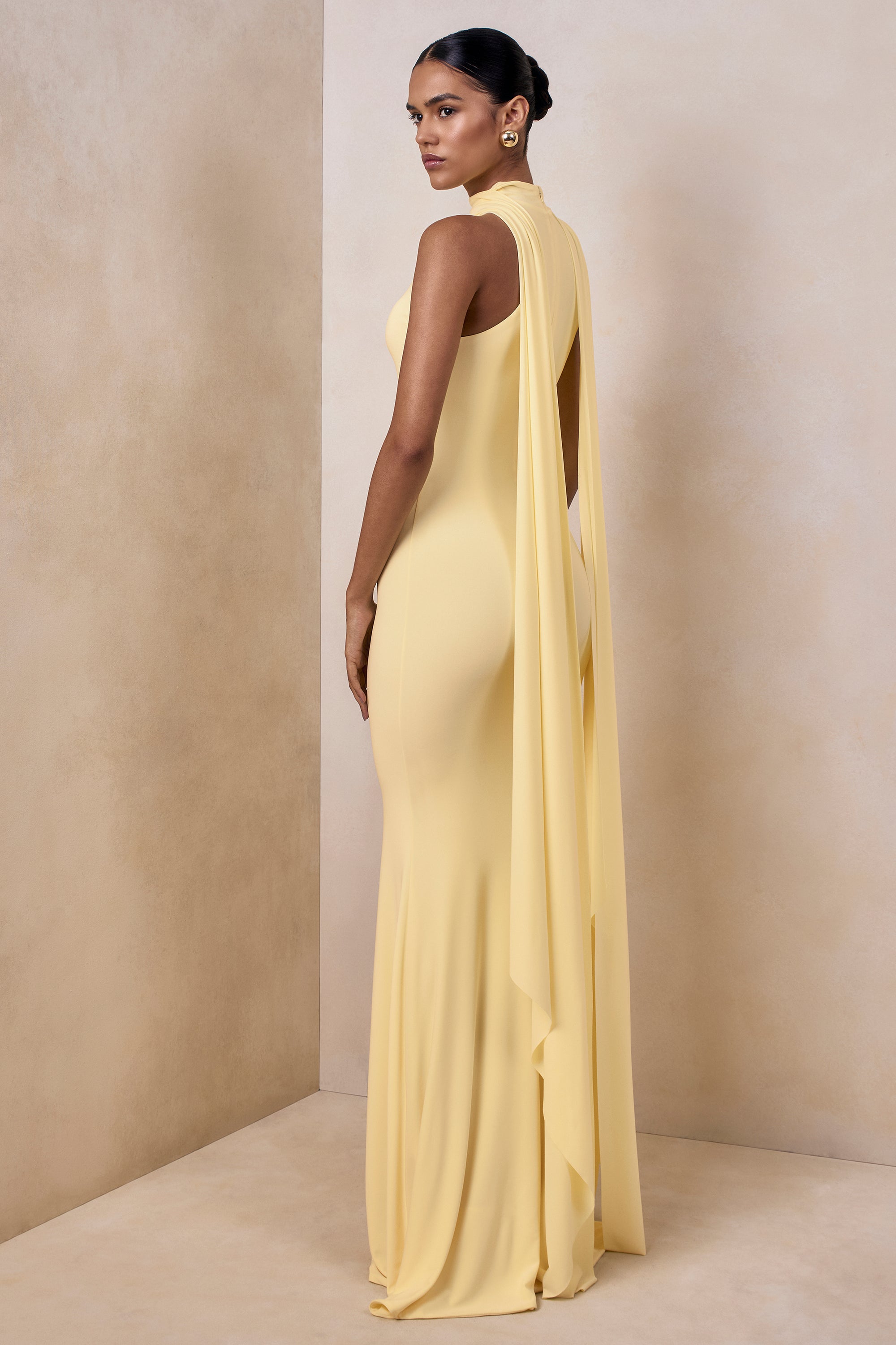 ECM_HR_CL137448121 - Cordy | Lemon High-Neck Maxi Dress With Cape 07.jpg