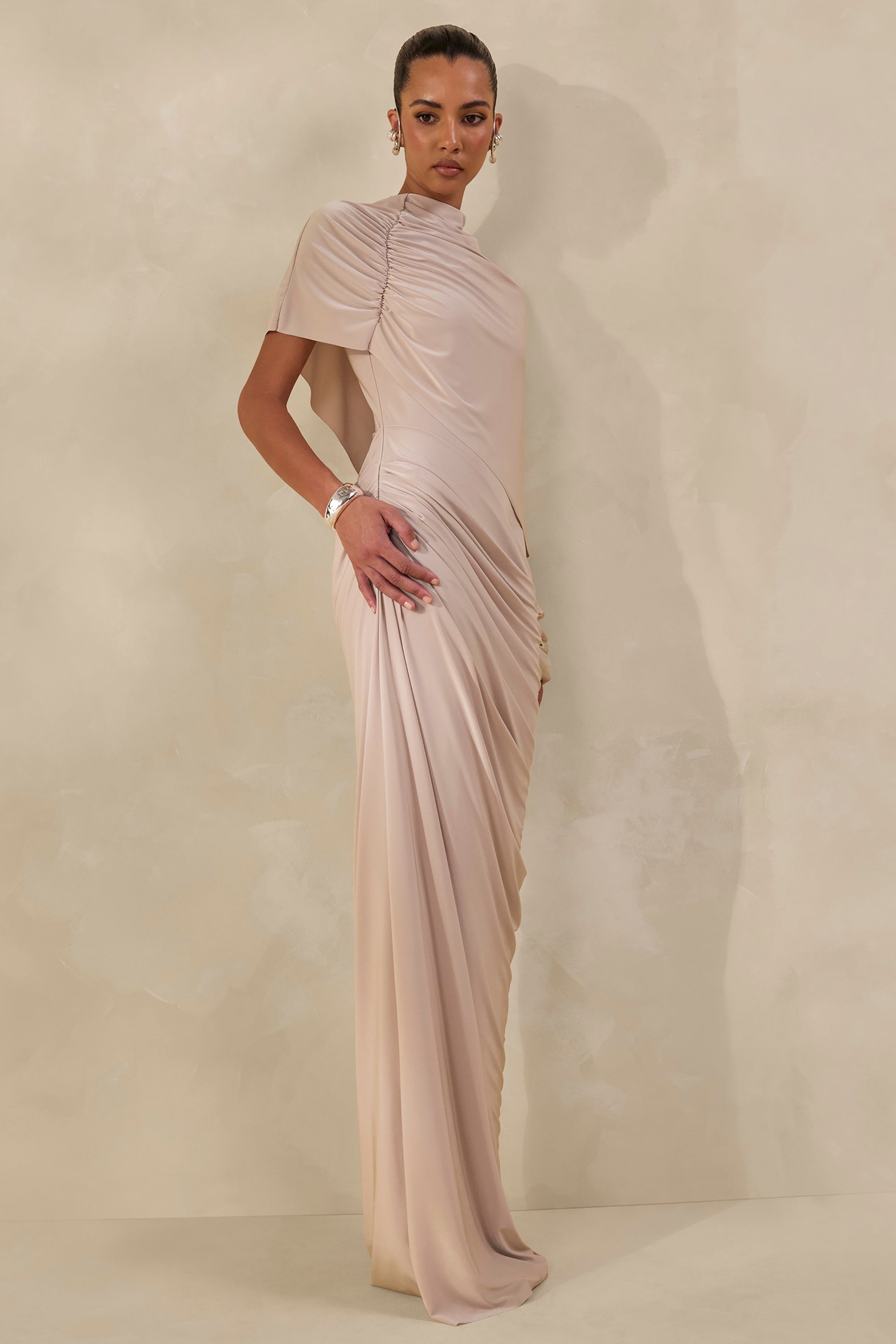 ECM_HR_CL137651060---Lunaline-_-Champagne-High-Neck-Maxi-Dress-With-Asymmetric-Cape-And-Draped-Detailing6.jpg
