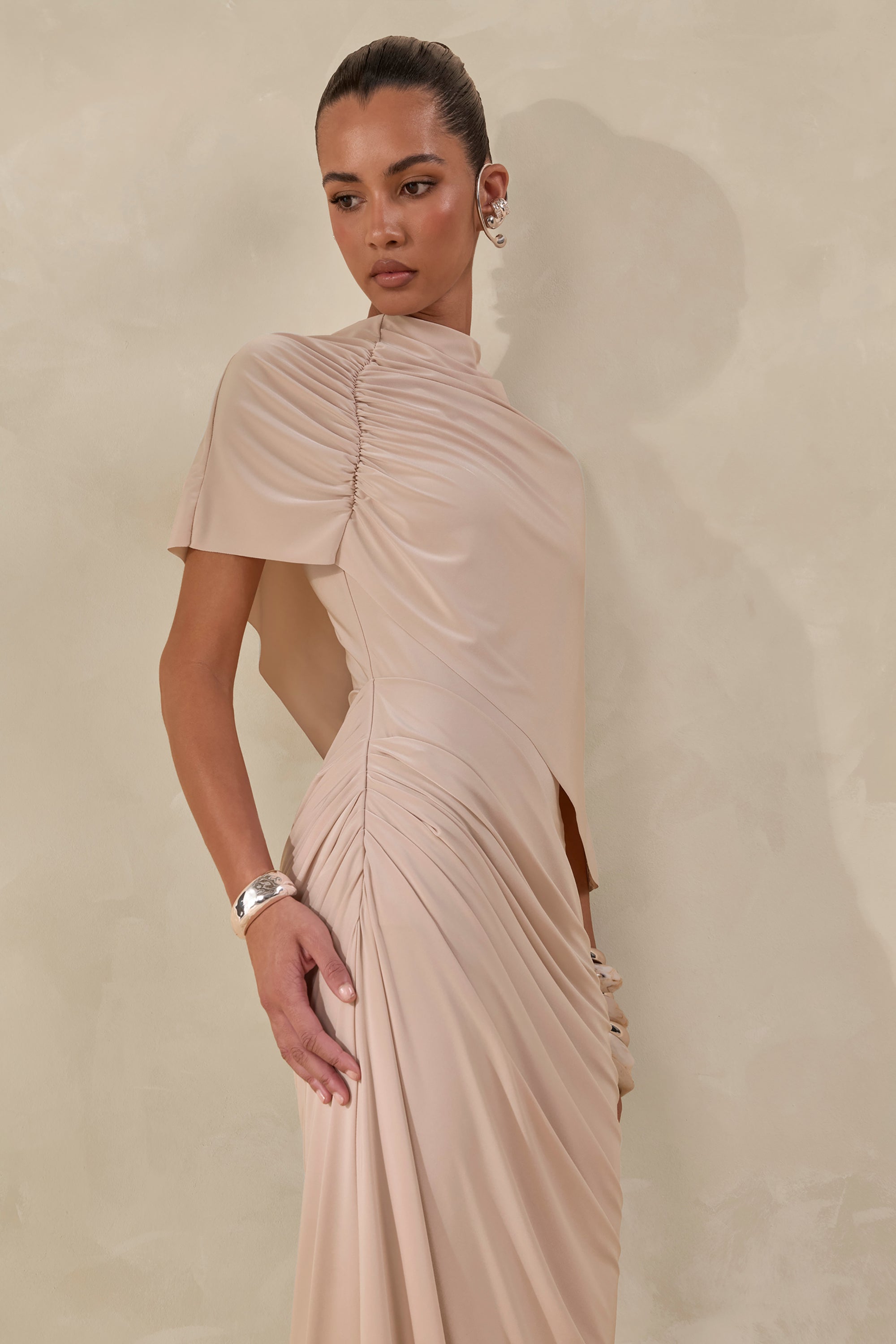 ECM_HR_CL137651060---Lunaline-_-Champagne-High-Neck-Maxi-Dress-With-Asymmetric-Cape-And-Draped-Detailing7.jpg