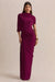 ECM_HR_CL137651102 - Lunaline _ Burgundy High-Neck Maxi Dress With Asymmetric Cape And Draped-Detailing 06_HERO.jpg