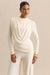 ECMH-HR-CL137663110 - Raniella - Cream High-Neck Top With Gathered And Draped-Detailing 06.jpg