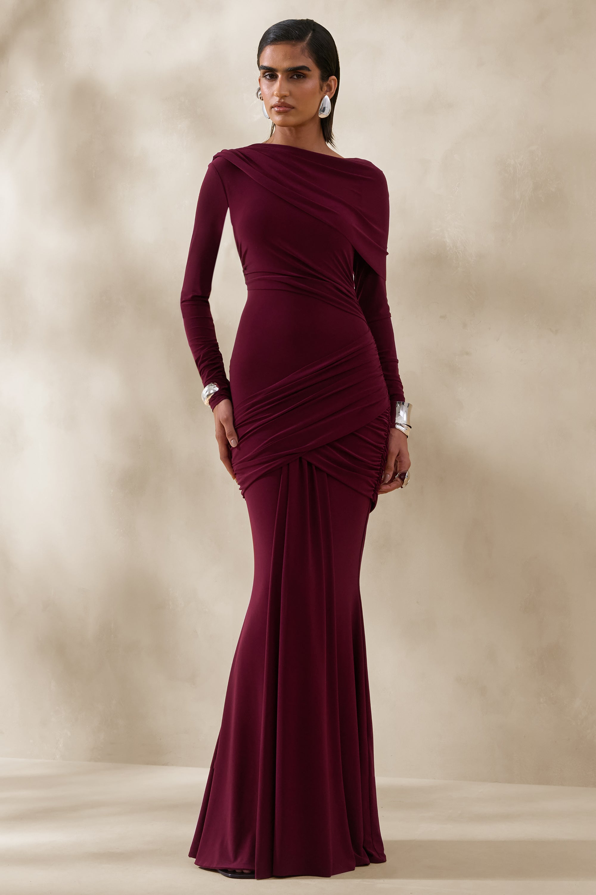 ECM_HR_CL137685102---Kessara-_-Burgundy-Asymmetric-Neck-Maxi-Dress-With-Sash-And-Gathered-Detailing-1.jpg