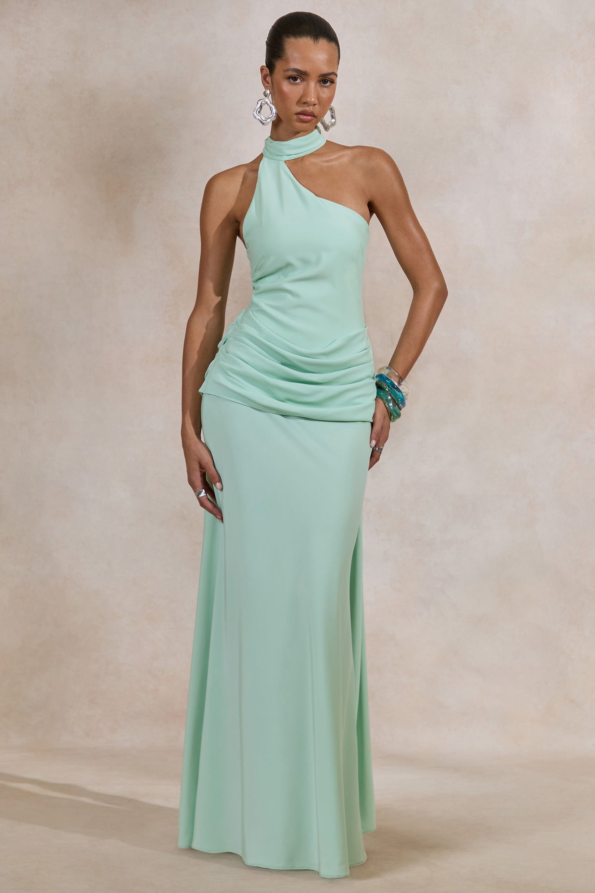 ECM_HR_CL137729032 - Aevina _ Mint Satin Asymmetric-Neck Maxi Dress With Sash-Detail0.jpg