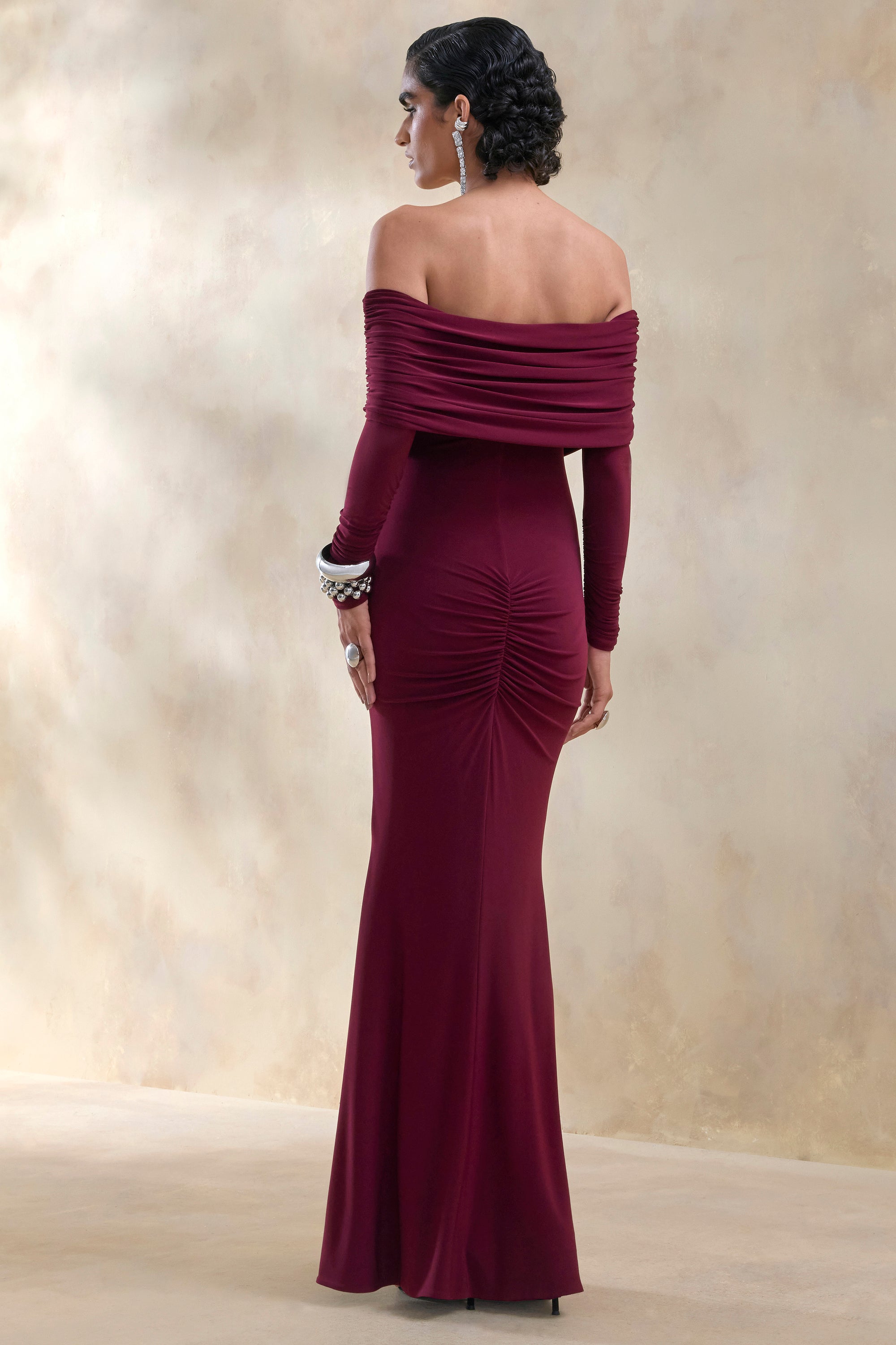 ECM_HR_CL137766102 - Brisea _ Burgundy Bardot-Neck Maxi Dress 2.jpg