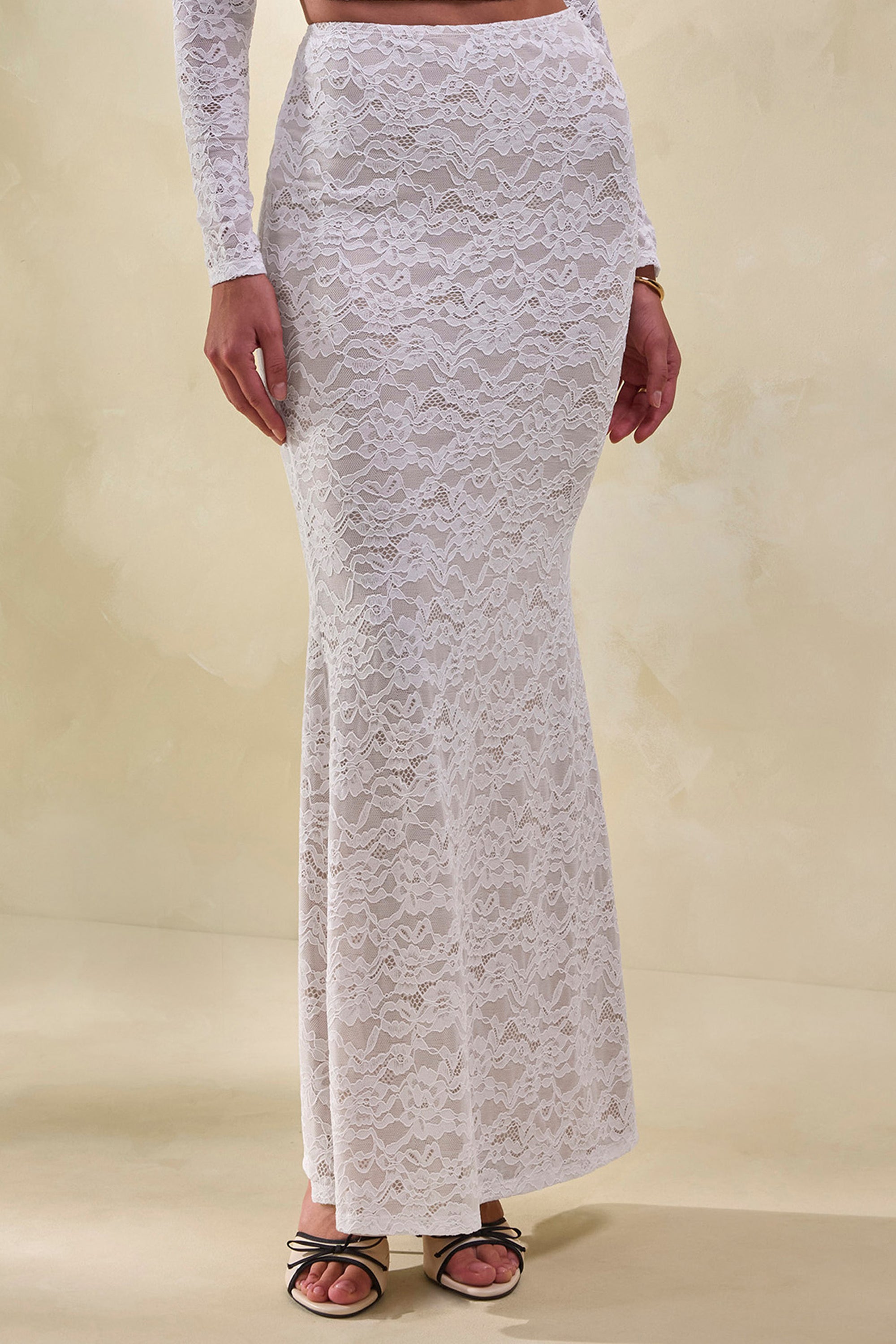 ECM_HR_CL137783110 - Virena White Lace Bardot-Neck Crop-Top + CL137784110 - Viselle White Lace Maxi Skirt0.jpg