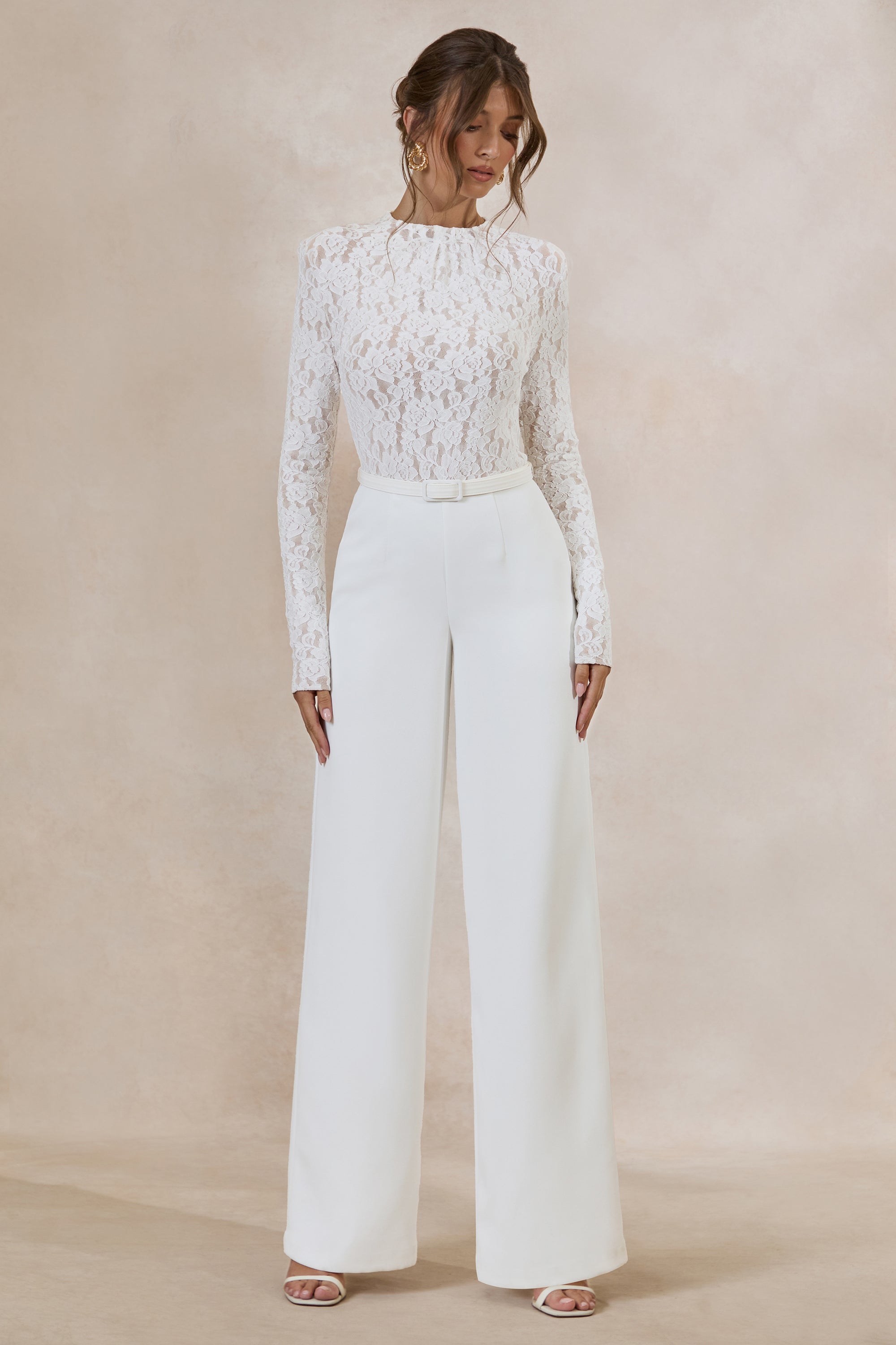 ECM_HR_CL137797110 - Romancea | White Lace High-Neck Jumpsuit 0.jpg