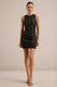 ECM_HR_CL137806001 - Setiana | Black Lace Round-Neck Mini Dress With Draped-Detailing1.jpg