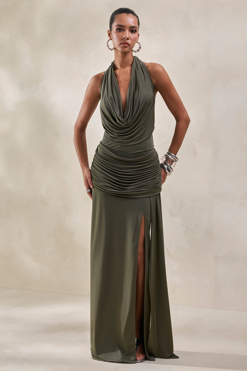 ECM_HR_CL137829035---Ariadne-_-Khaki-Draped-Maxi-Skirt-With-Split-+-CL137812035---Kavya-_-Khaki-Extreme-Plunge-Neck-Bodysuit-2.jpg