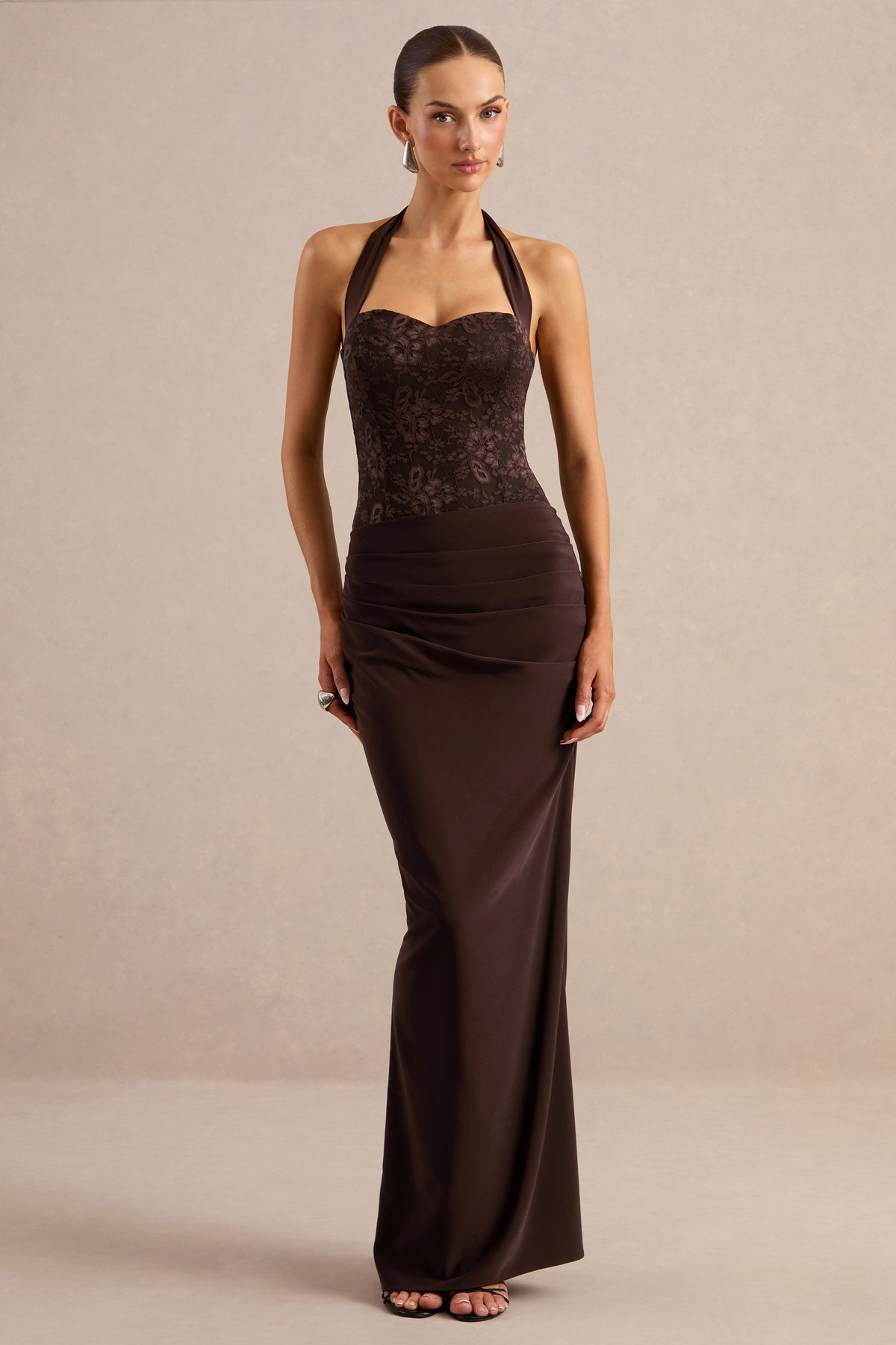 CL137831022 -  Sylisse | Brown Satin Draped Maxi Skirt1.jpg