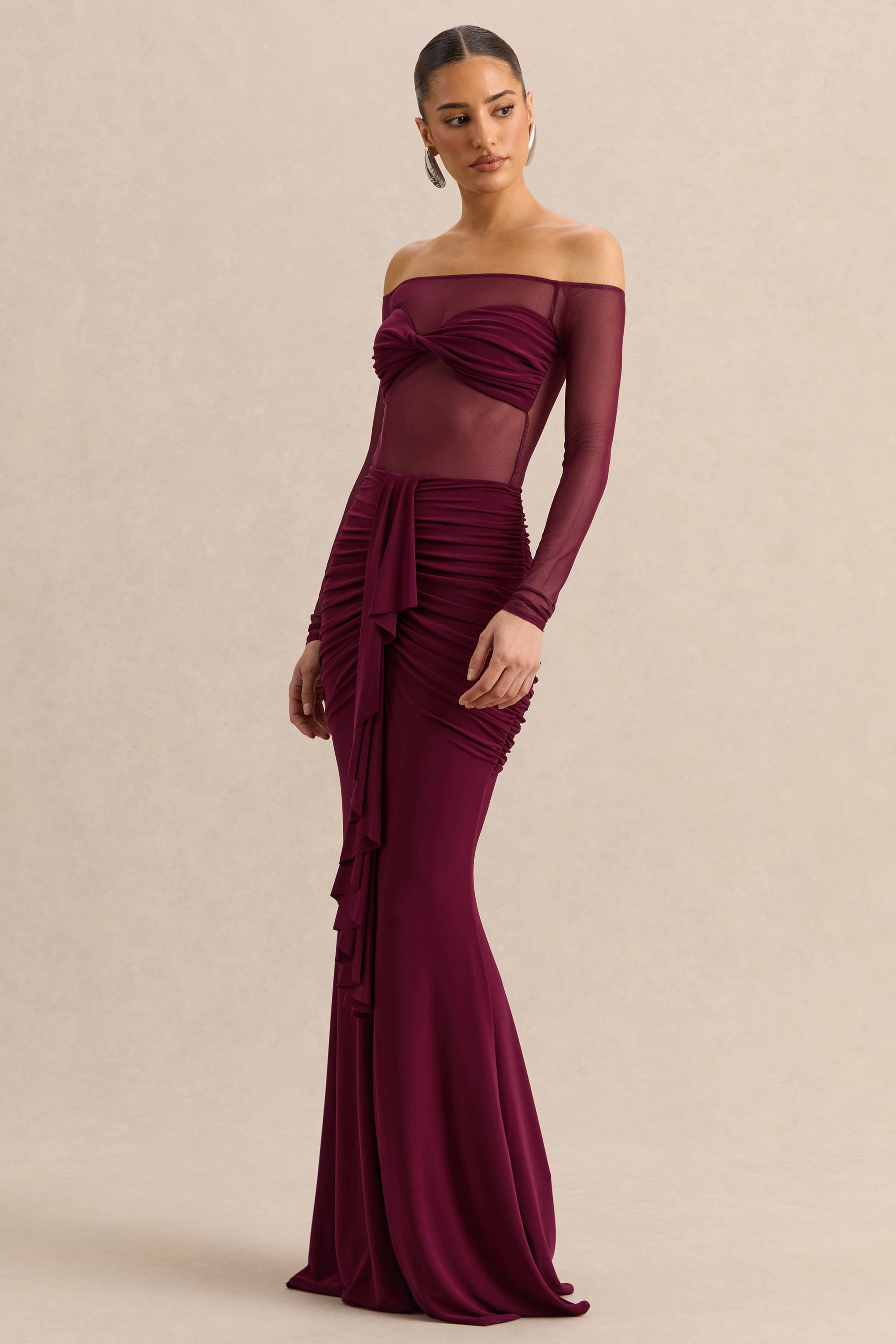 ECM_HR_CL137843102 - Iskra | Burgundy Extreme Ruffled Maxi Skirt 2.jpg