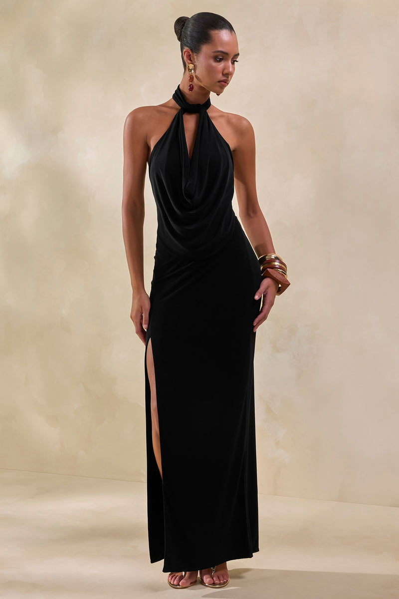 ECM_HR_CL137845001---Arina-_-Black-Maxi-Skirt-With-Split-+-CL137828001---Loella-_-Black-Tied-Extreme-Plunge-Cowl-Neck-Bodysuit-0.jpg