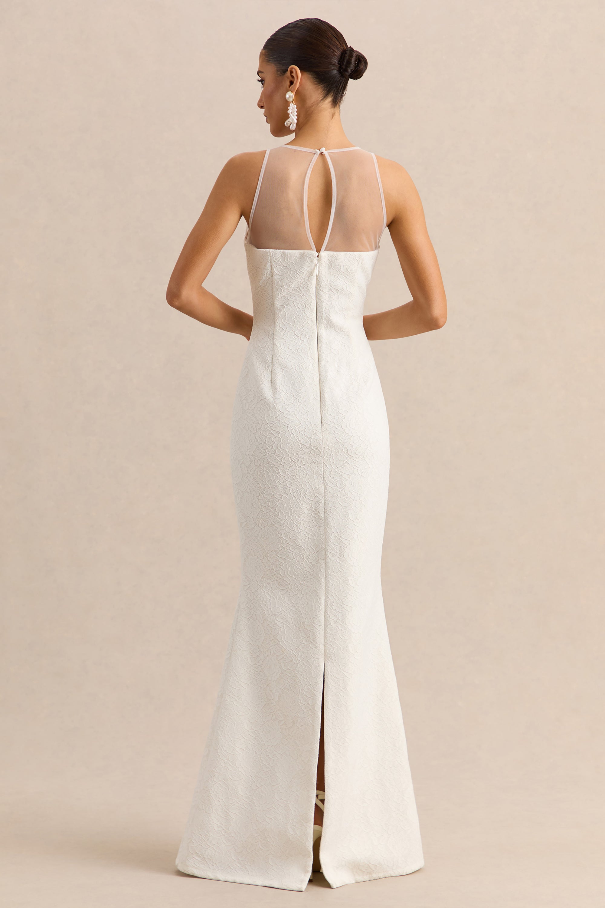 ECM_HR_CL137943110---Caliro-_-White-Lace-High-Neck-Short-Cape-+-CL137860110---Rosevine-_-White-Crew-Neck-Maxi-Dress-With-Mesh-Panel-3.jpg