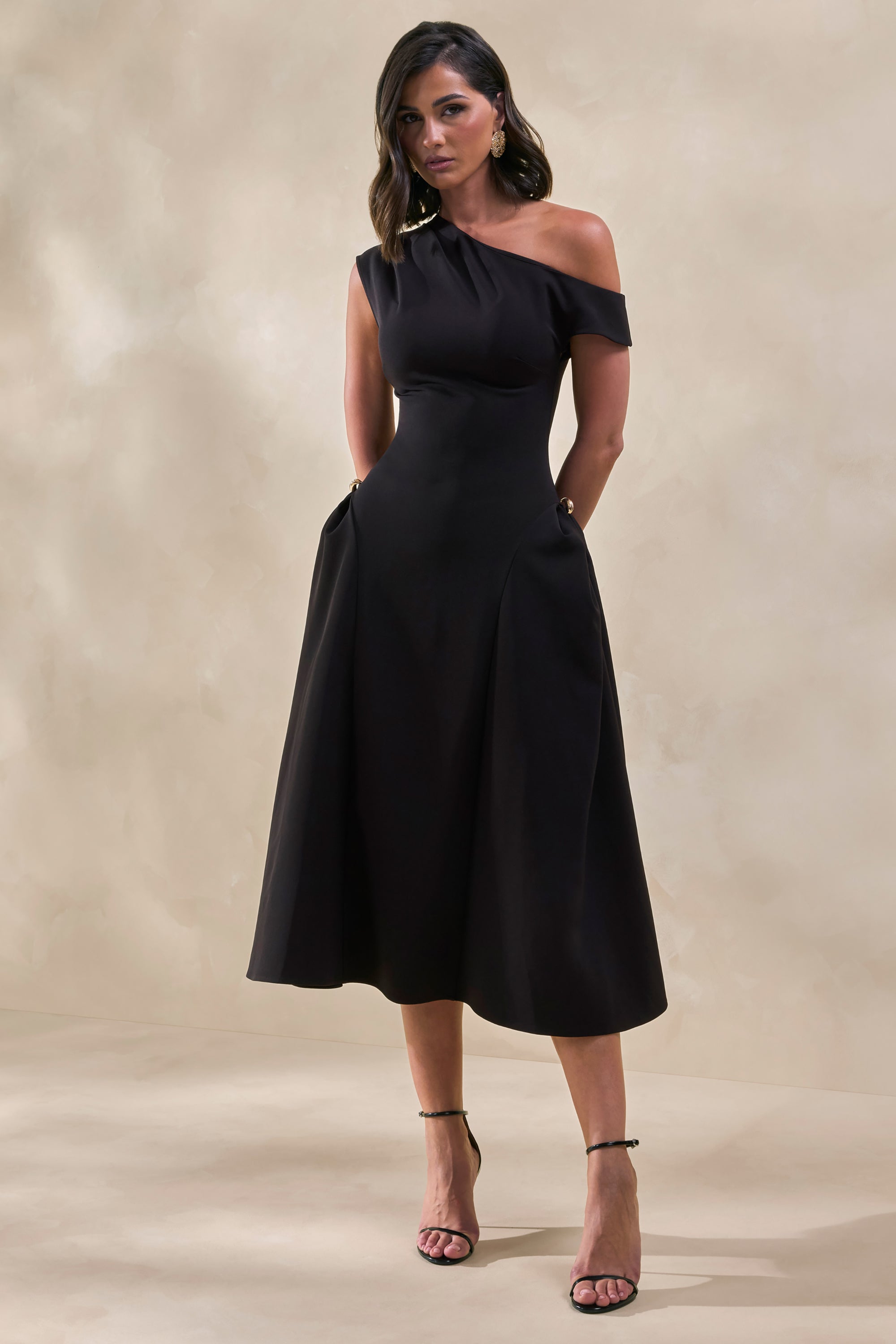 ECM_HR_CL137863001---Celosia-_-Black-Asymmetric-Neck-Midi-Dress-With-Gold-Detailing-0.jpg