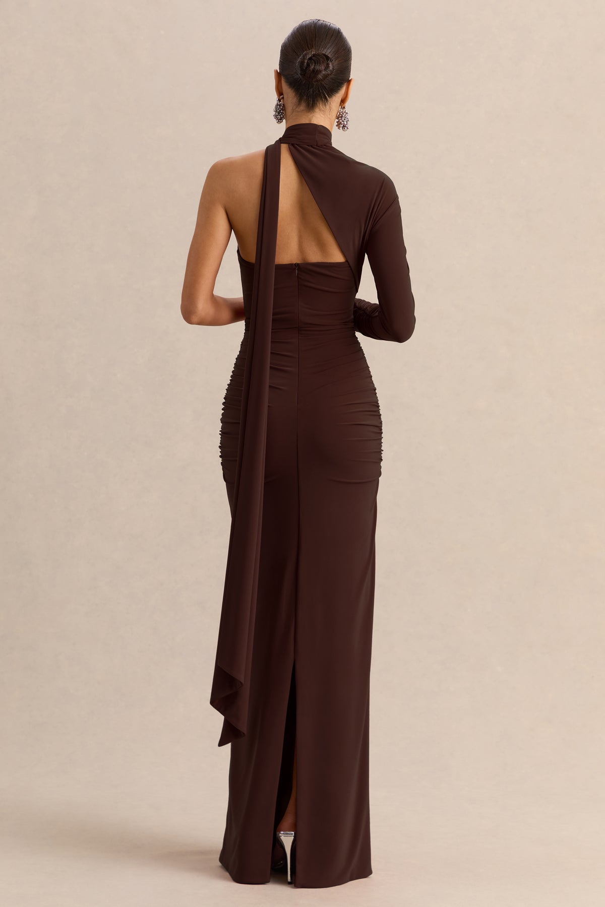 ECM_HR_CL137878021 - Cerisia Brown Asymmetric-Neck Maxi Dress With Cape 6.jpg