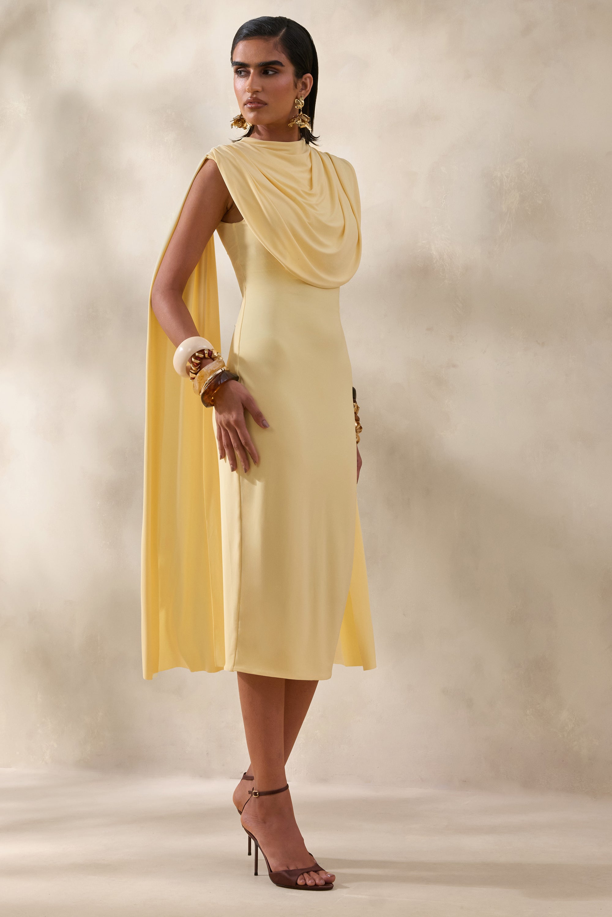 ECM_HR_CL137880121 - Lysandria | Lemon High-Neck Midi Dress With Draped-Detailing 1.jpg