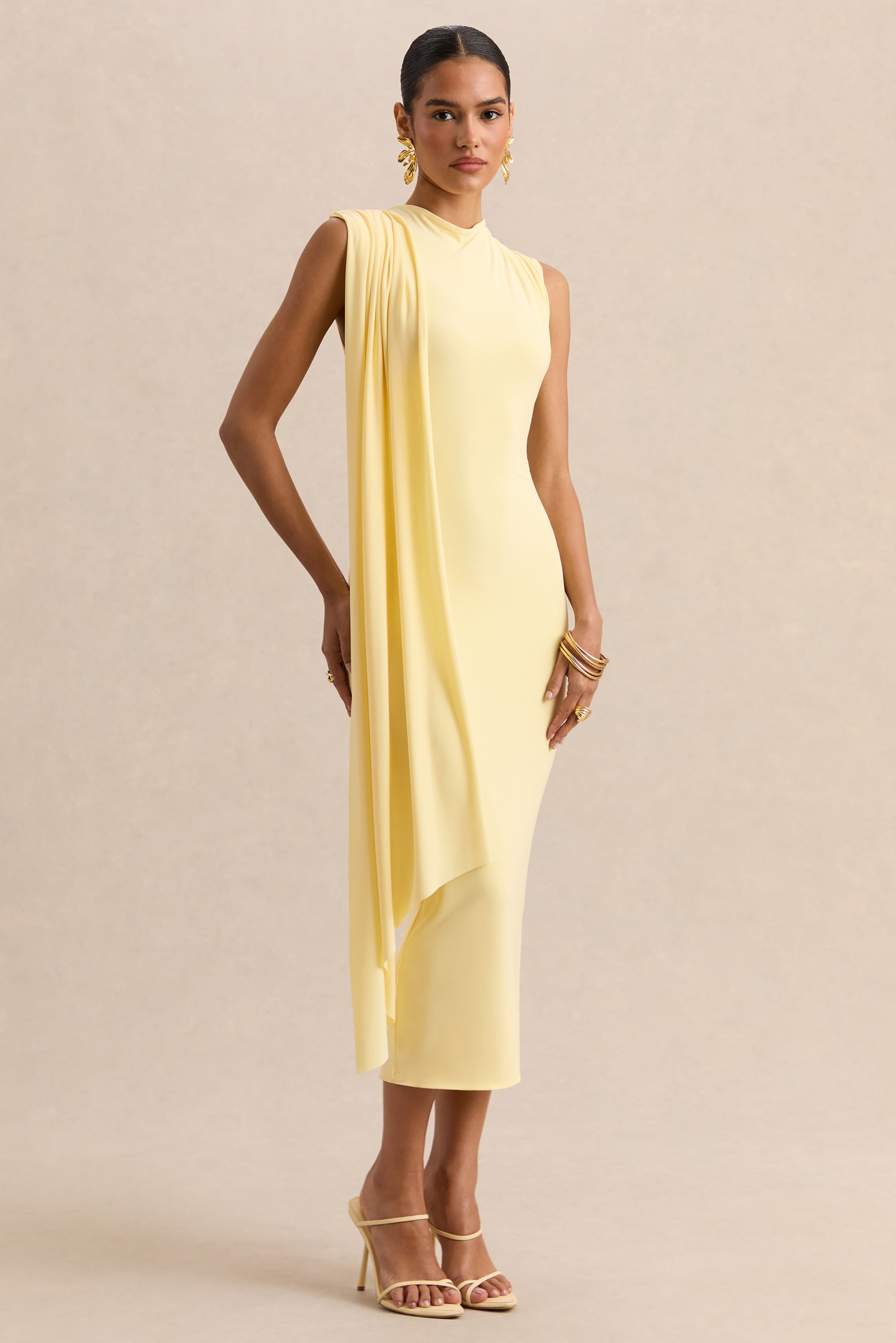 ECM_HR_CL137883121---Oleandra---Lemon-High-Neck-Midi-Dress-With-Draped-Detail-CAMILY-1.jpg